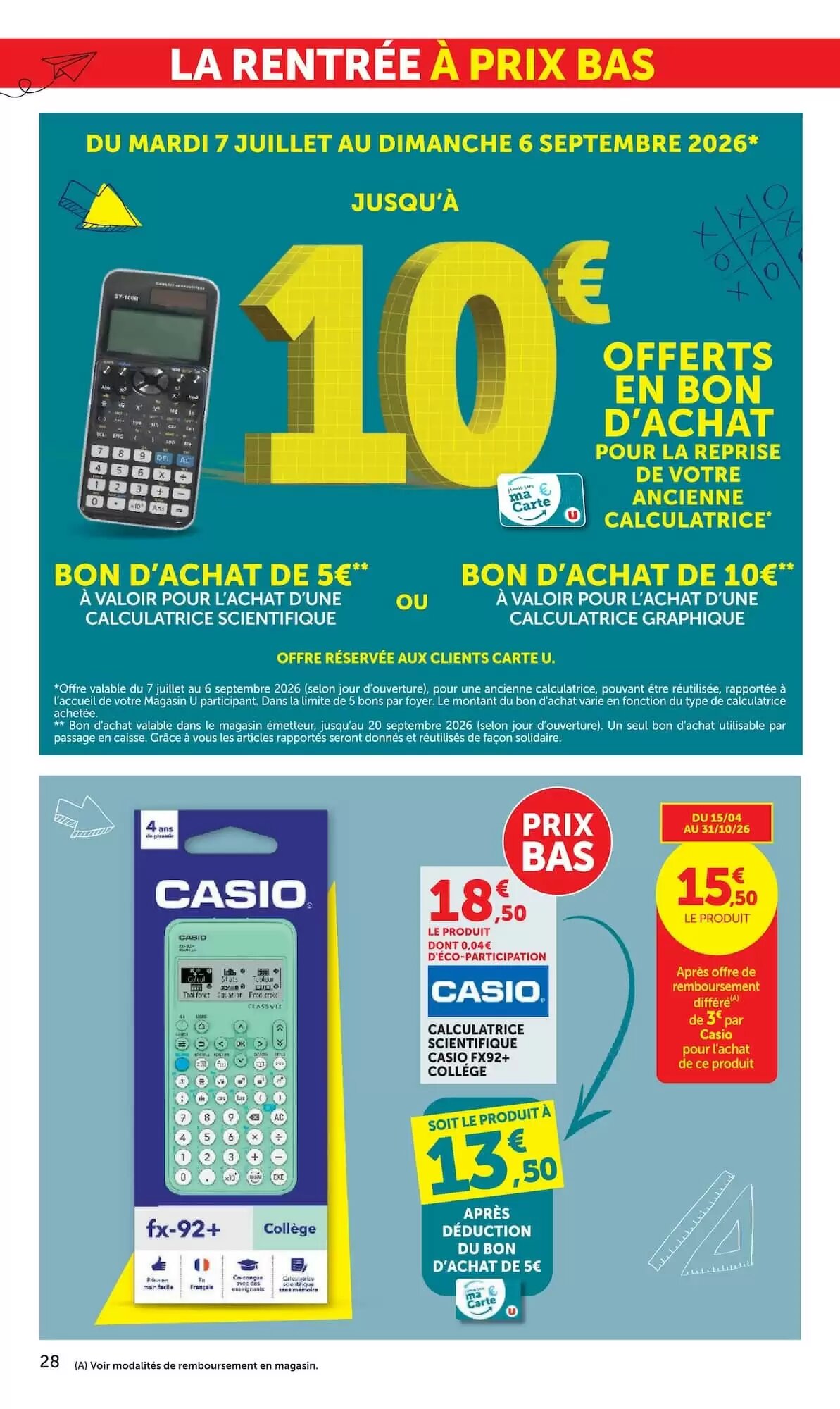 Prospectus promotionnel Hyper U valable à partir du 07/07/2026 - Page 28.