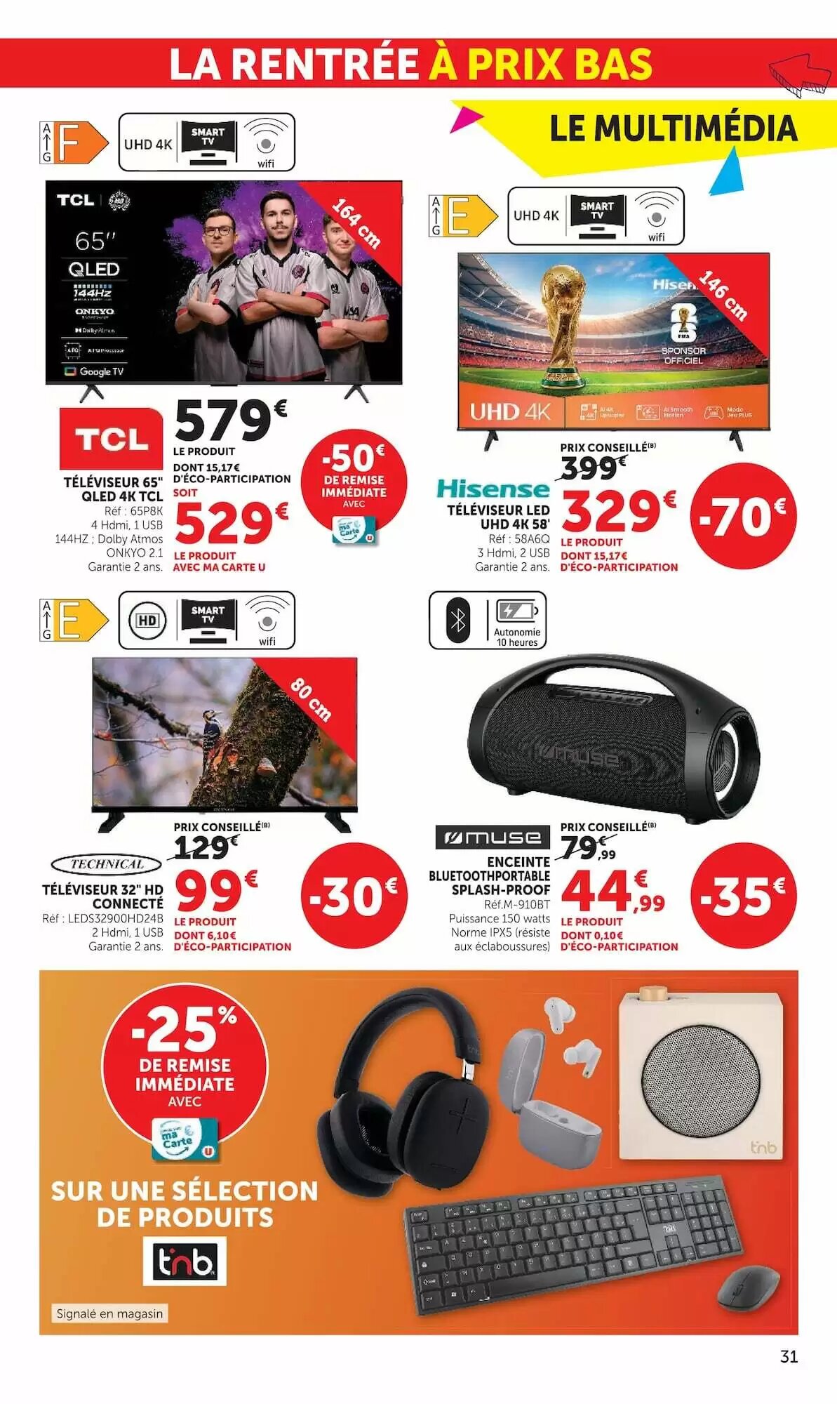 Prospectus promotionnel Hyper U valable à partir du 07/07/2026 - Page 31.