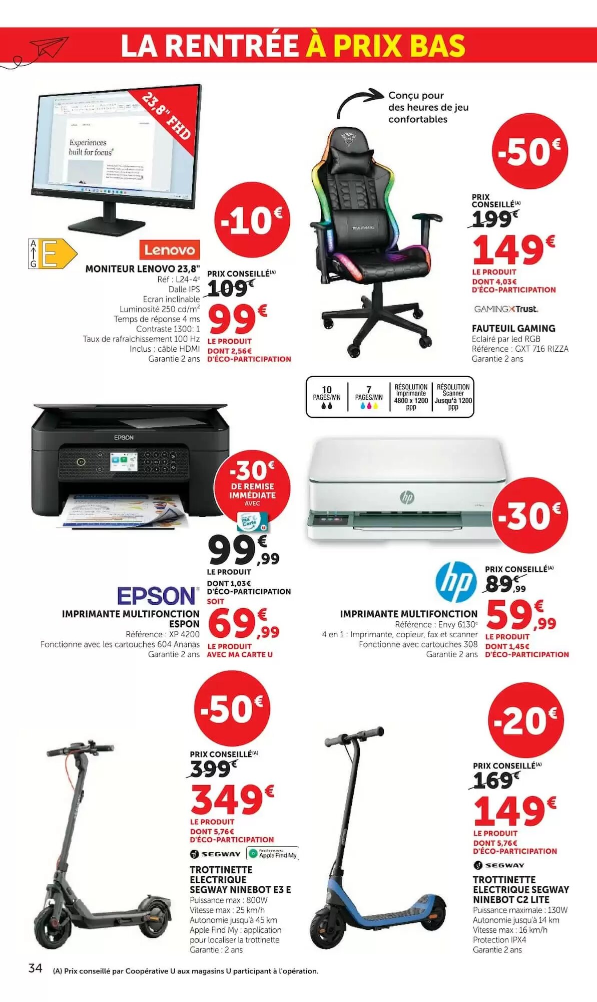 Prospectus promotionnel Hyper U valable à partir du 07/07/2026 - Page 34.