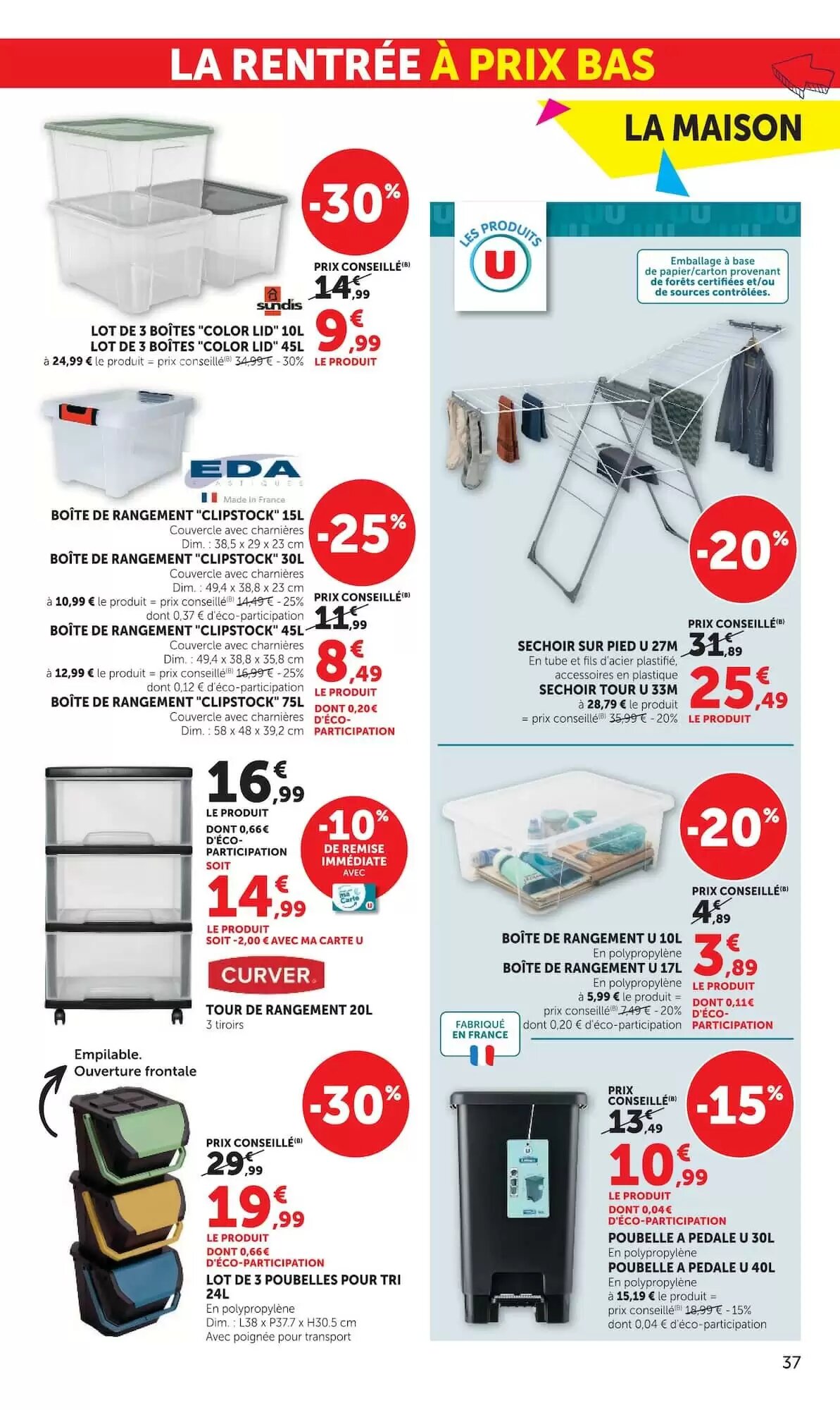 Prospectus promotionnel Hyper U valable à partir du 07/07/2026 - Page 37.