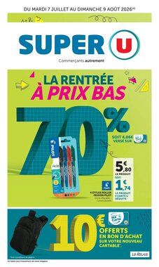 Prospectus promotionnel Super U valable à partir du 07/07/2026