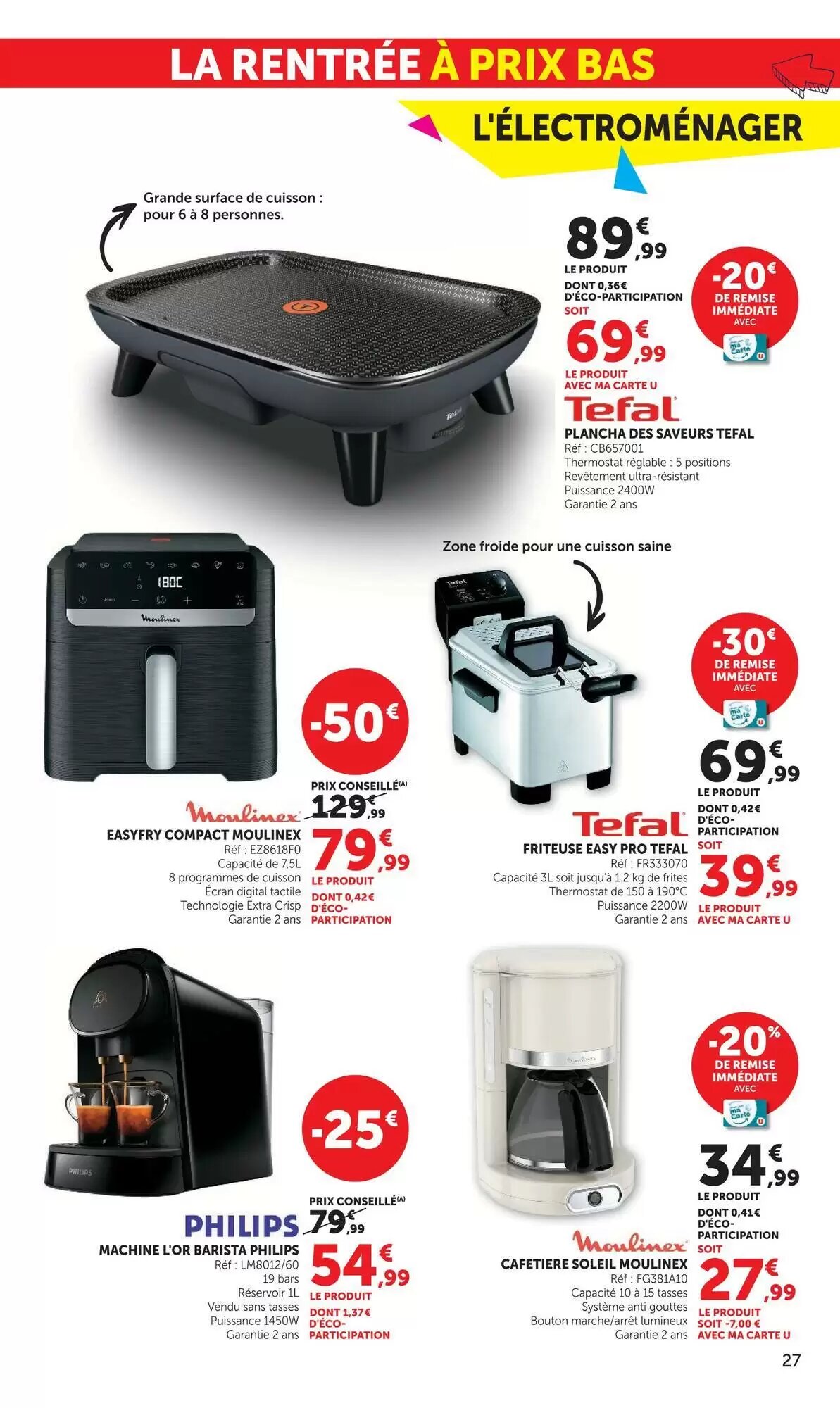 Prospectus promotionnel Super U valable à partir du 07/07/2026 - Page 27.
