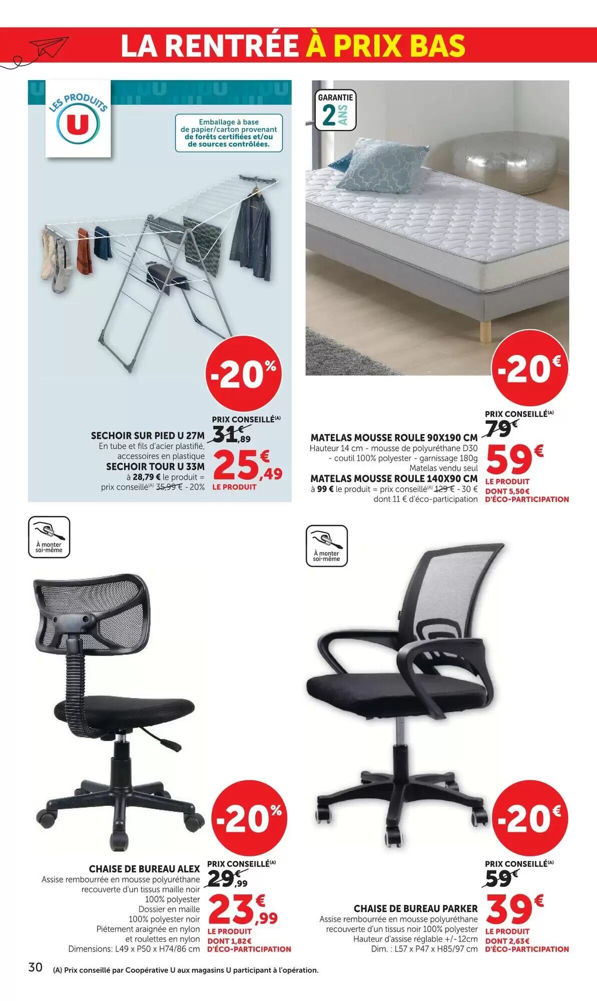 Prospectus promotionnel Super U valable à partir du 07/07/2026 - Page 30.