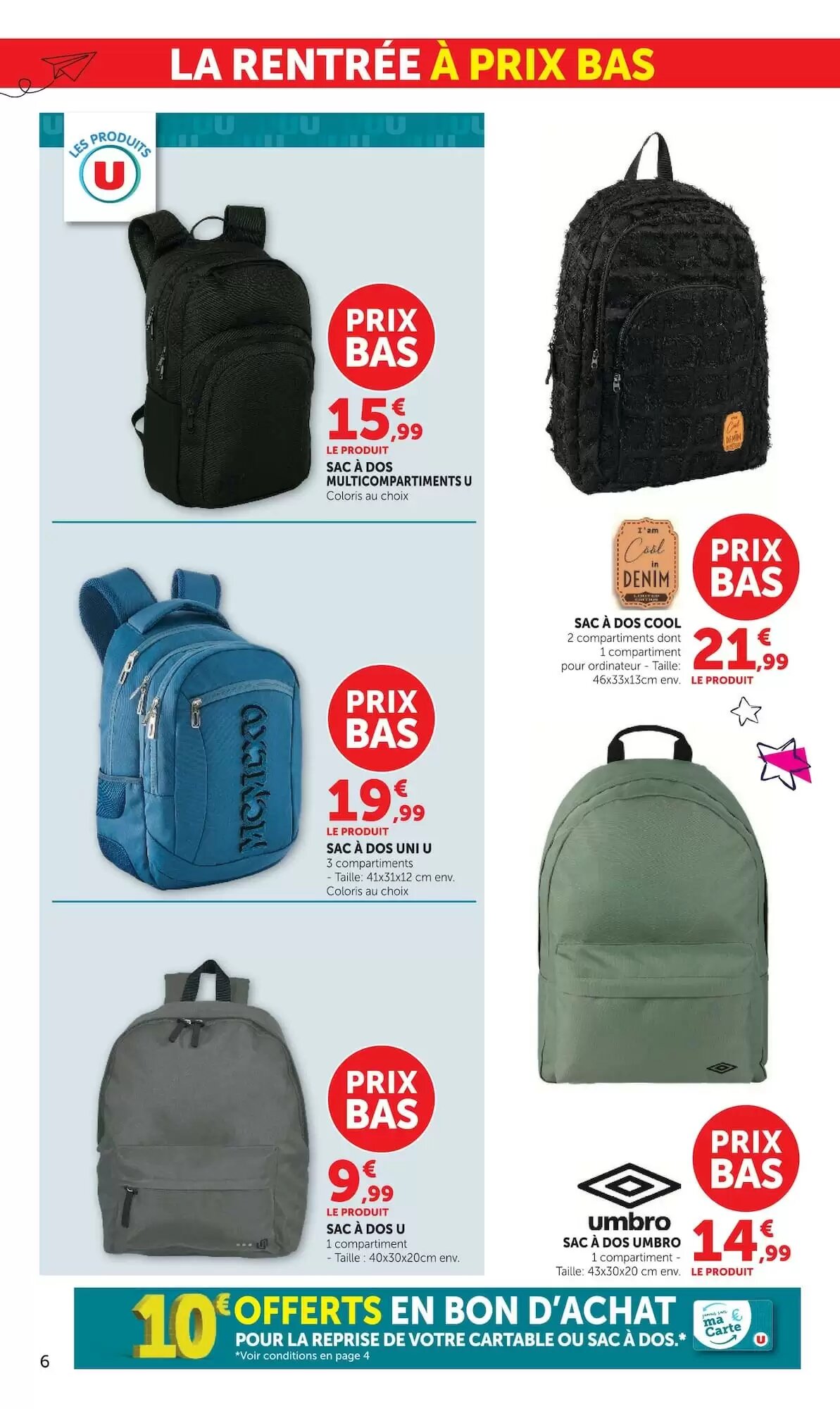 Prospectus promotionnel Super U valable à partir du 07/07/2026 - Page 6.