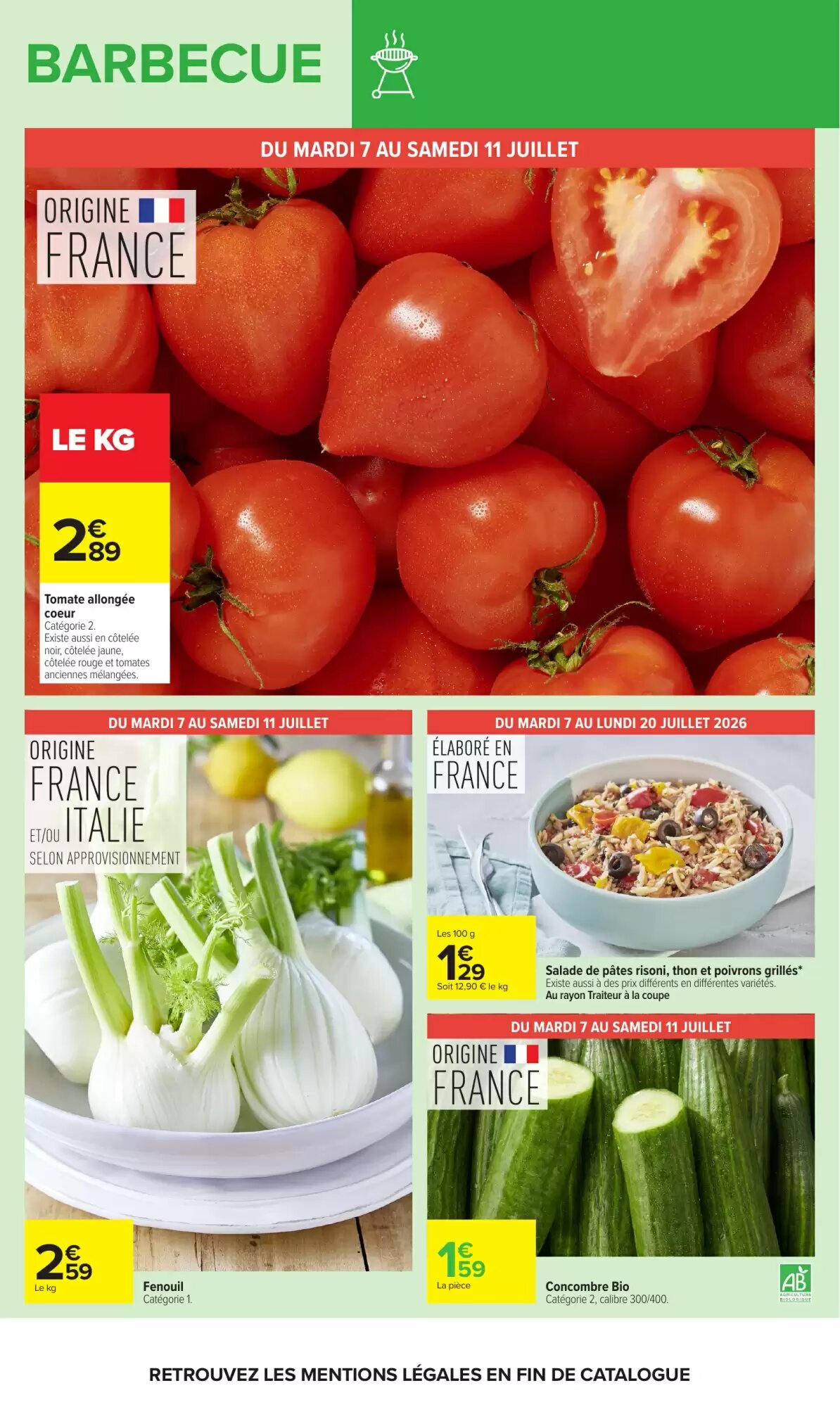 Prospectus promotionnel Carrefour valable à partir du 07/07/2026 - Page 23.