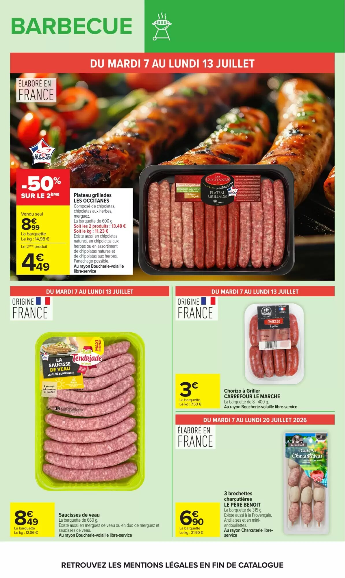 Prospectus promotionnel Carrefour valable à partir du 07/07/2026 - Page 6.