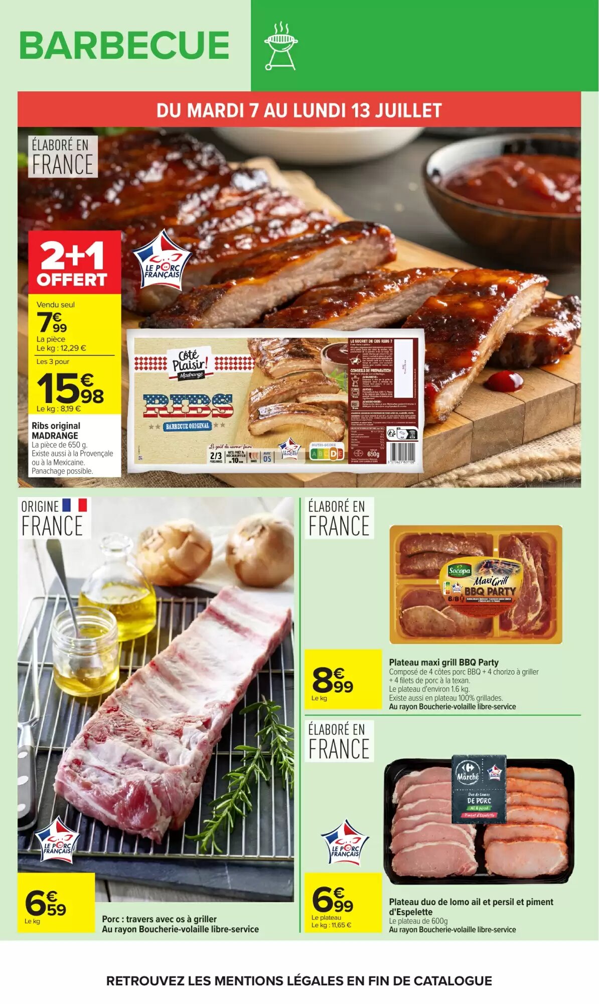 Prospectus promotionnel Carrefour valable à partir du 07/07/2026 - Page 7.