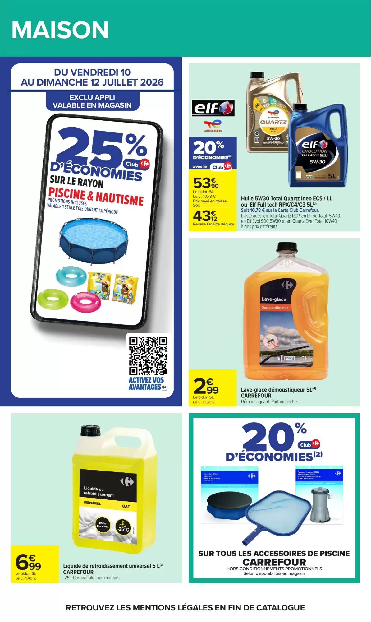 Prospectus promotionnel Carrefour valable à partir du 07/07/2026 - Page 73.