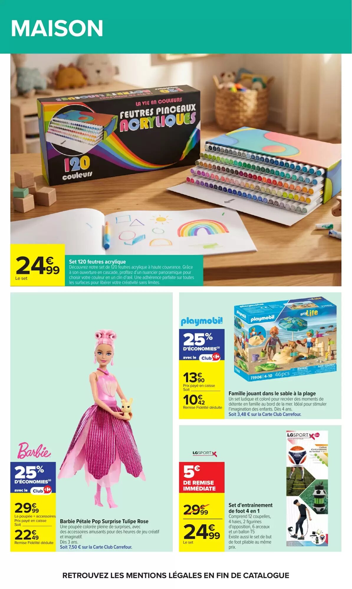 Prospectus promotionnel Carrefour valable à partir du 07/07/2026 - Page 75.
