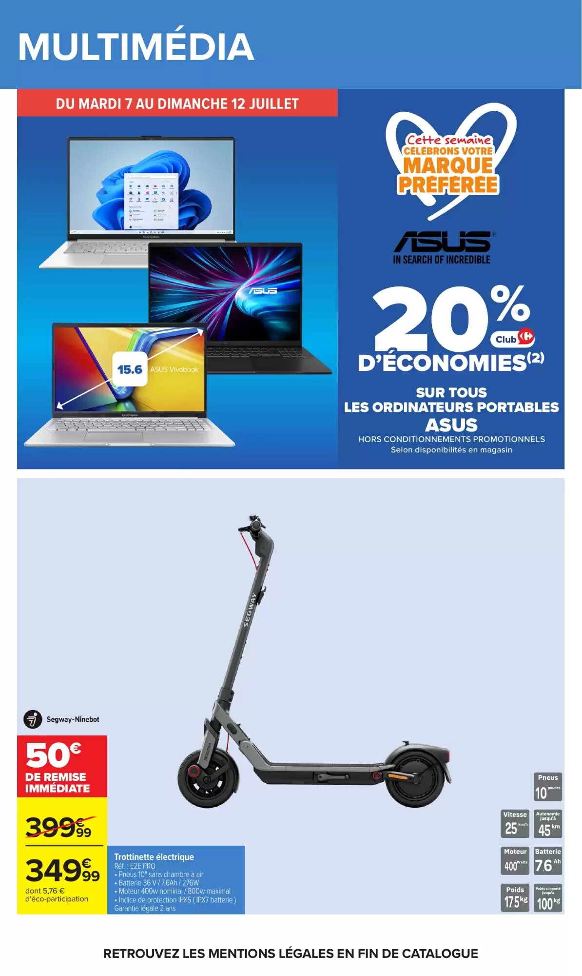 Prospectus promotionnel Carrefour valable à partir du 07/07/2026 - Page 87.