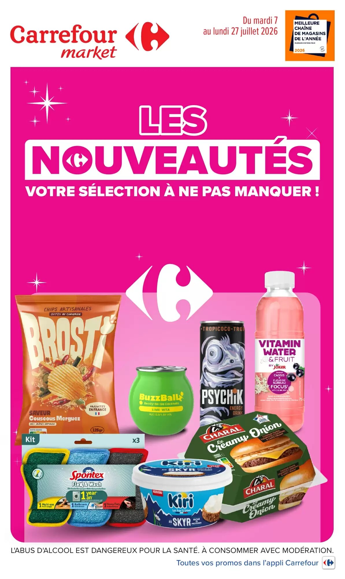 Prospectus promotionnel Carrefour Market valable à partir du 07/07/2026 - Page 1.