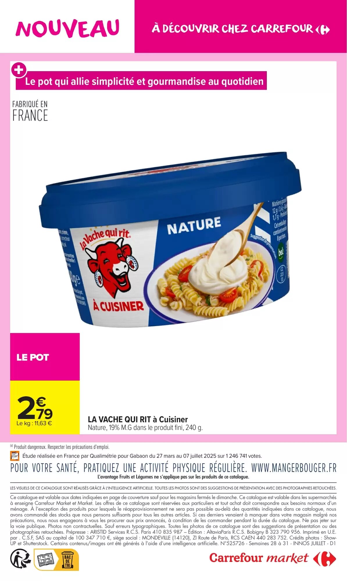 Prospectus promotionnel Carrefour Market valable à partir du 07/07/2026 - Page 12.