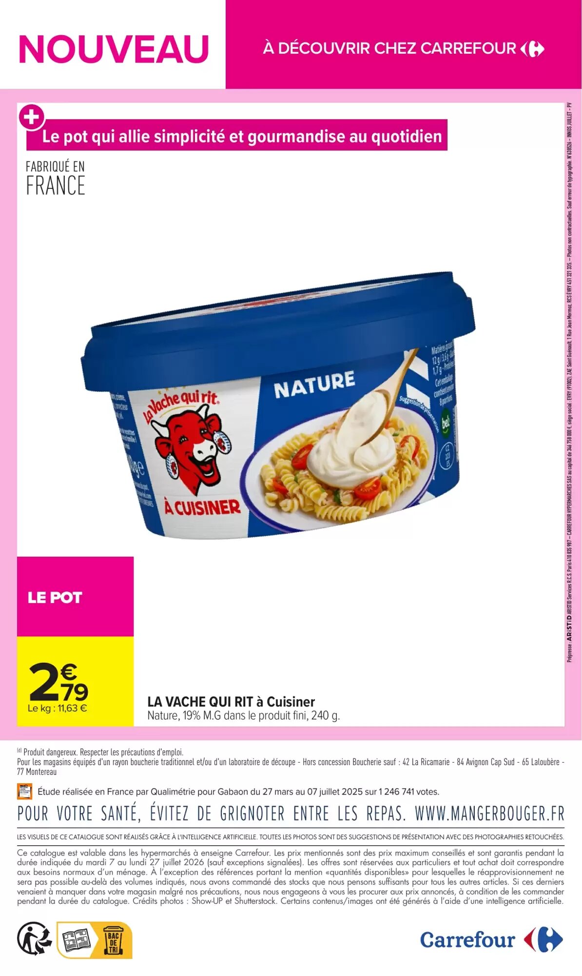 Prospectus promotionnel Carrefour valable à partir du 07/07/2026 - Page 12.