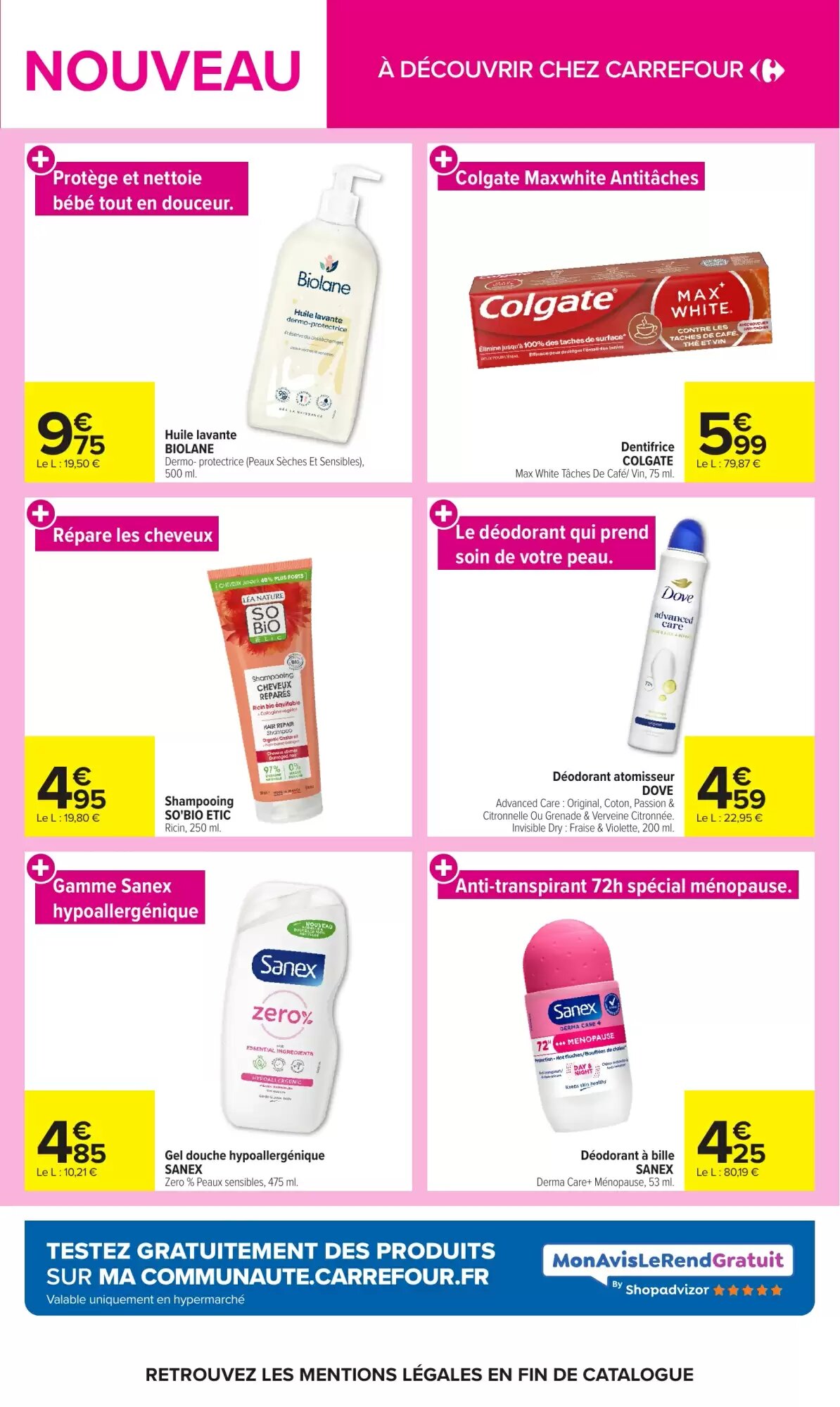 Prospectus promotionnel Carrefour valable à partir du 07/07/2026 - Page 9.
