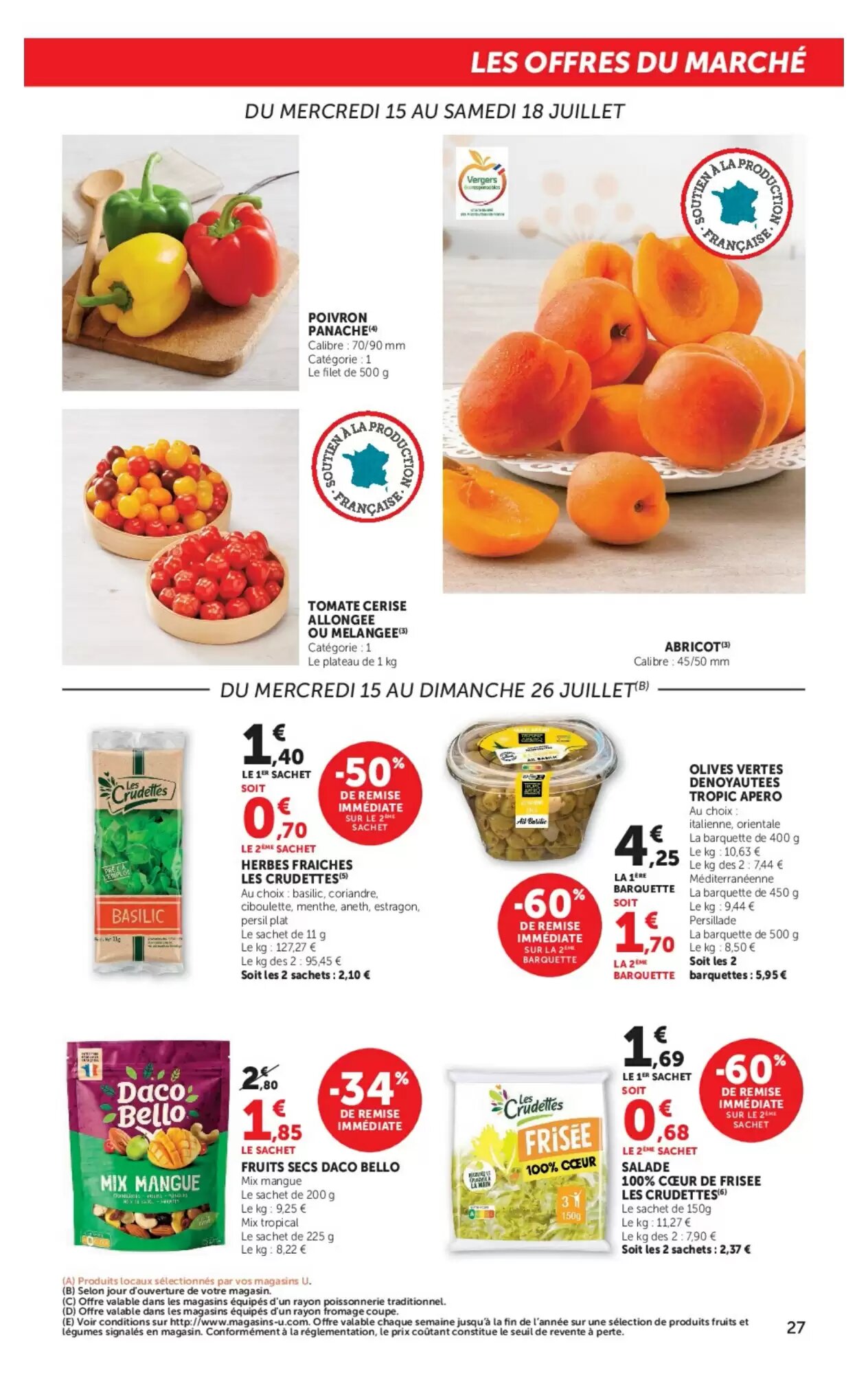 Prospectus promotionnel Super U valable à partir du 07/07/2026 - Page 27.