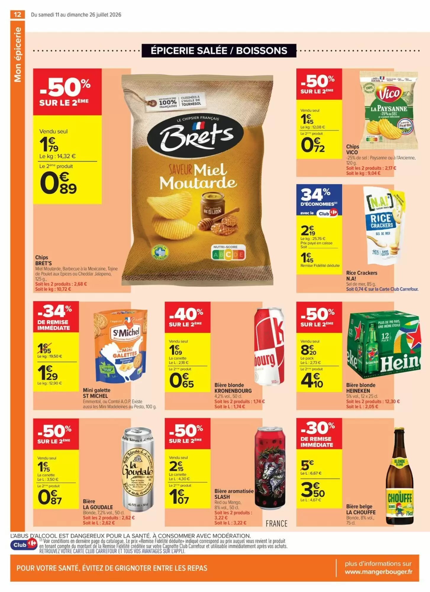 Prospectus promotionnel Carrefour valable à partir du 11/07/2026 - Page 12.