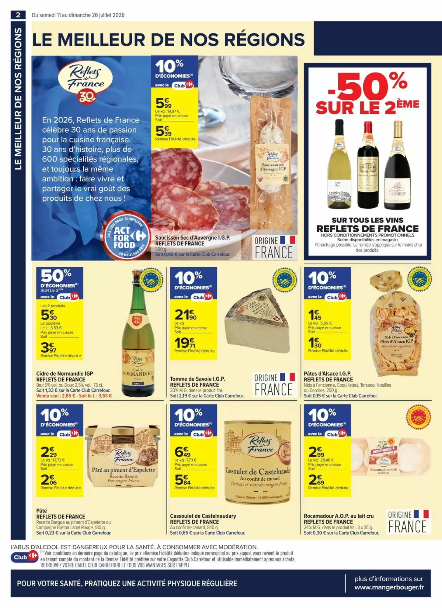 Prospectus promotionnel Carrefour valable à partir du 11/07/2026 - Page 2.