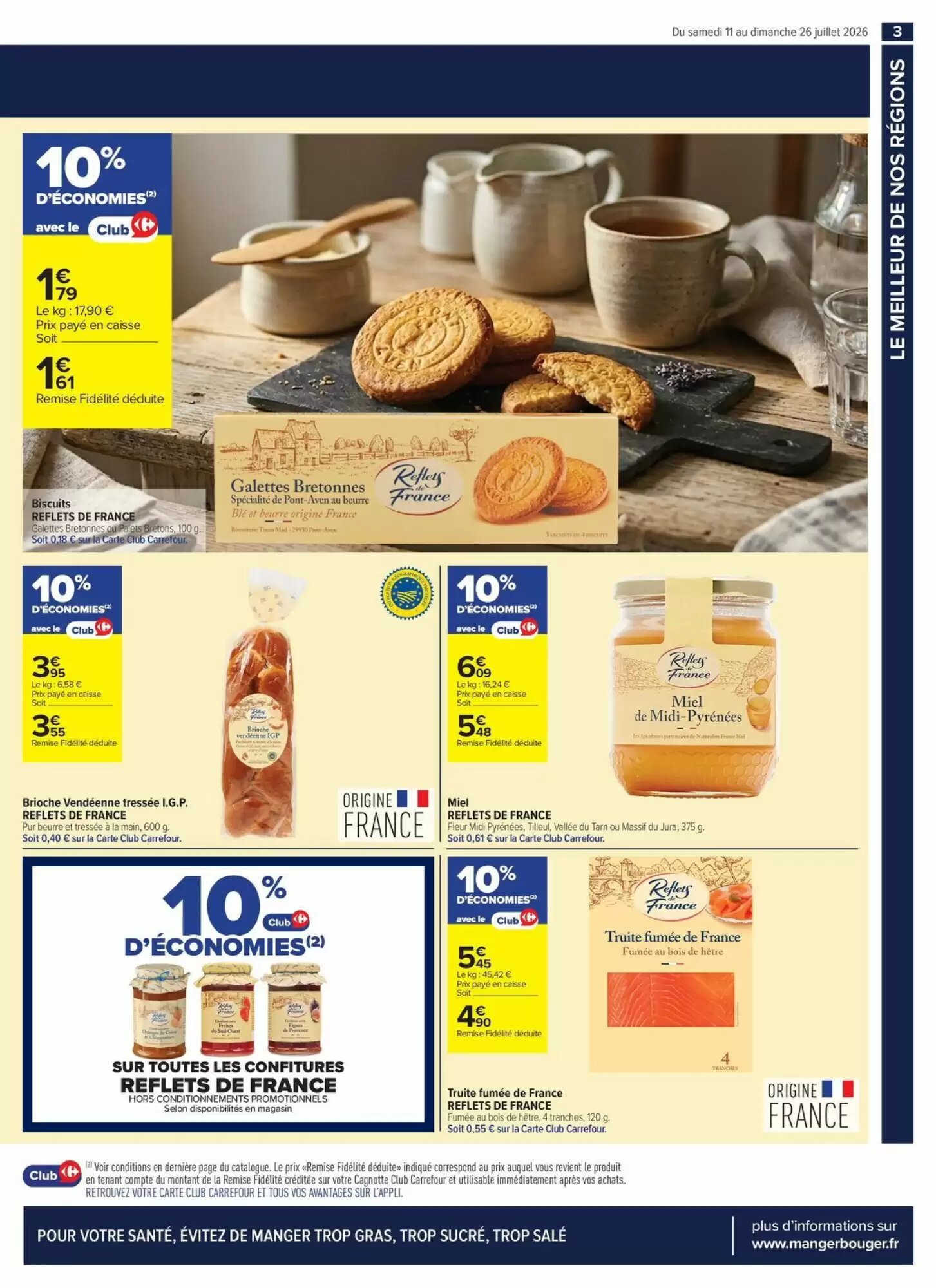 Prospectus promotionnel Carrefour valable à partir du 11/07/2026 - Page 3.