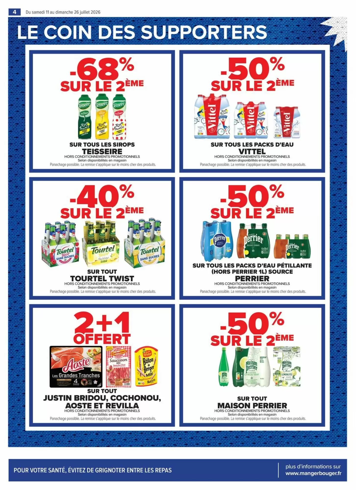 Prospectus promotionnel Carrefour valable à partir du 11/07/2026 - Page 4.