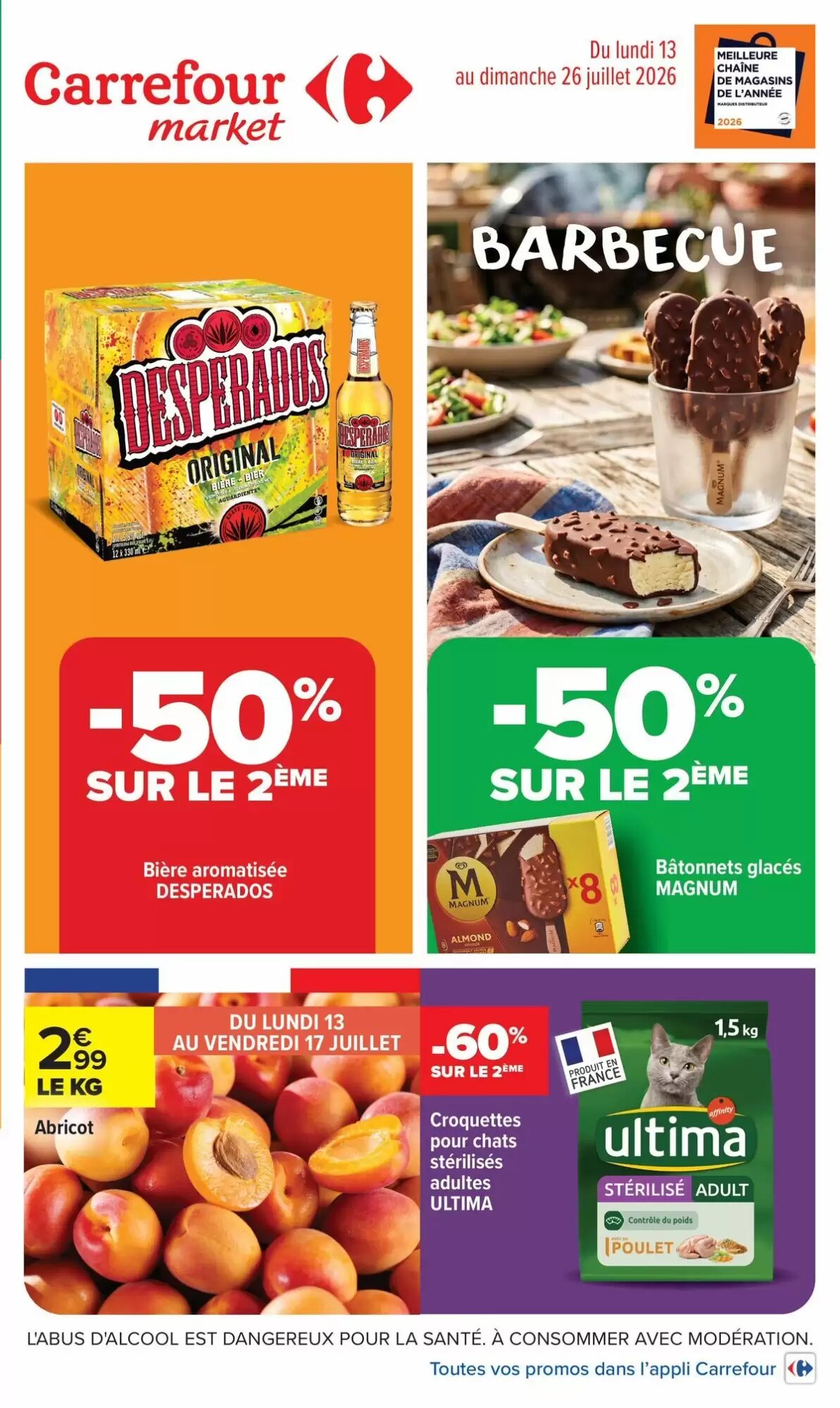 Prospectus promotionnel Carrefour valable à partir du 13/07/2026 - Page 1.