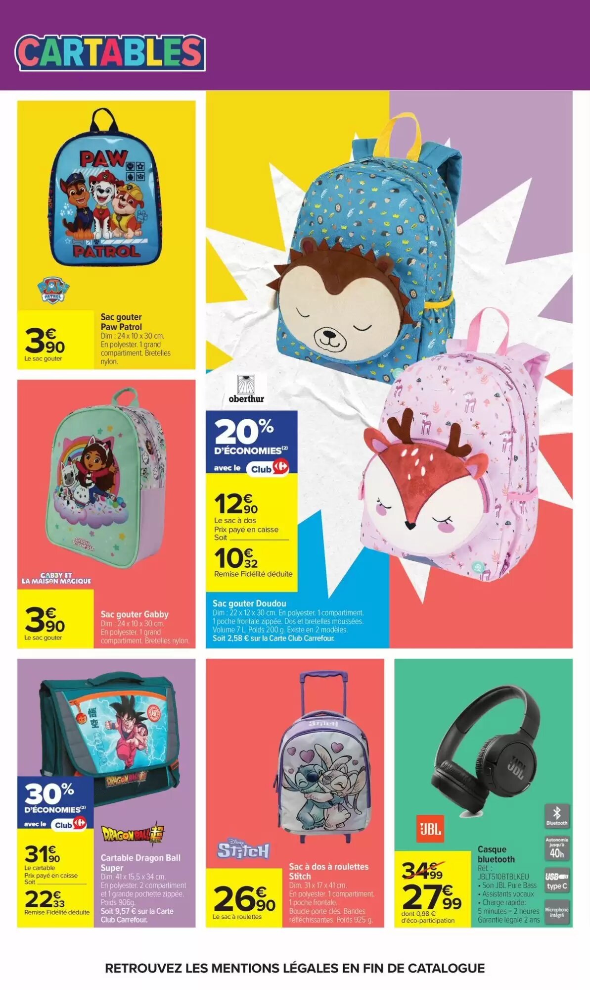 Prospectus promotionnel Carrefour valable à partir du 13/07/2026 - Page 58.