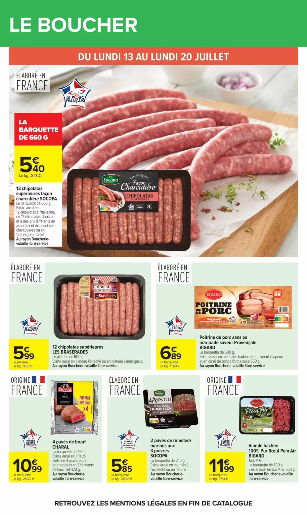 Prospectus promotionnel Carrefour valable à partir du 13/07/2026 - Page 25.