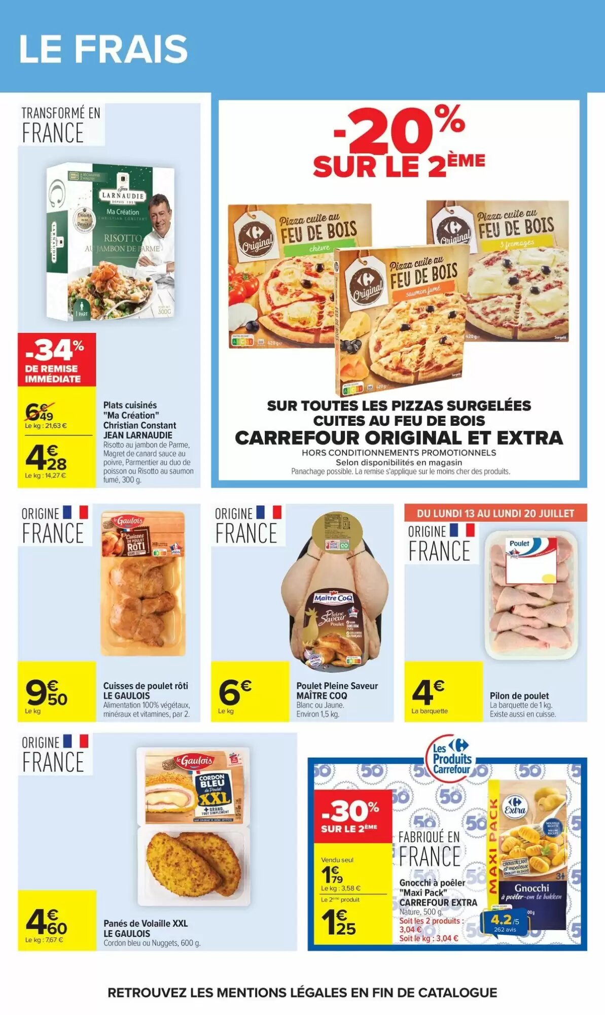 Prospectus promotionnel Carrefour valable à partir du 13/07/2026 - Page 34.