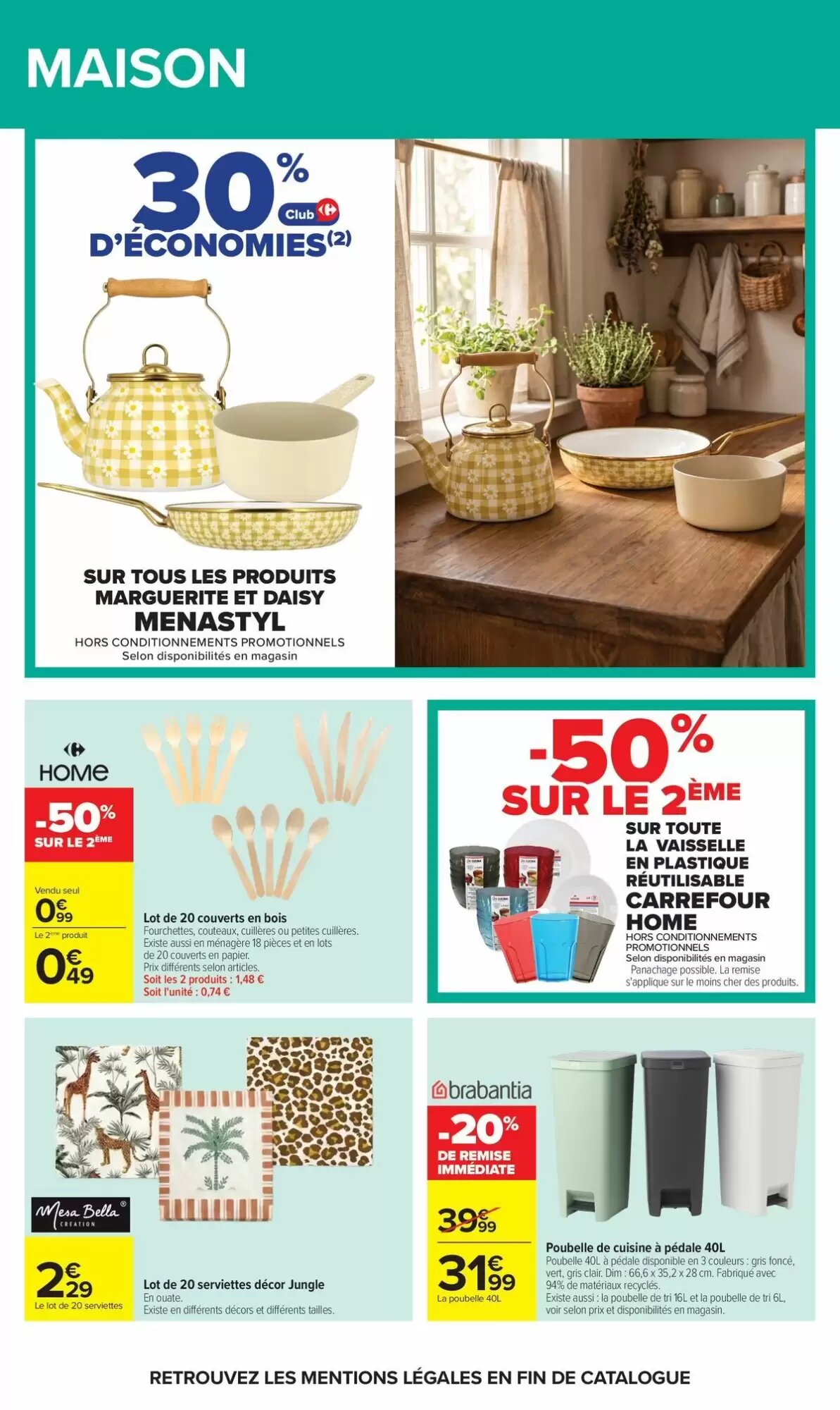 Prospectus promotionnel Carrefour valable à partir du 13/07/2026 - Page 63.