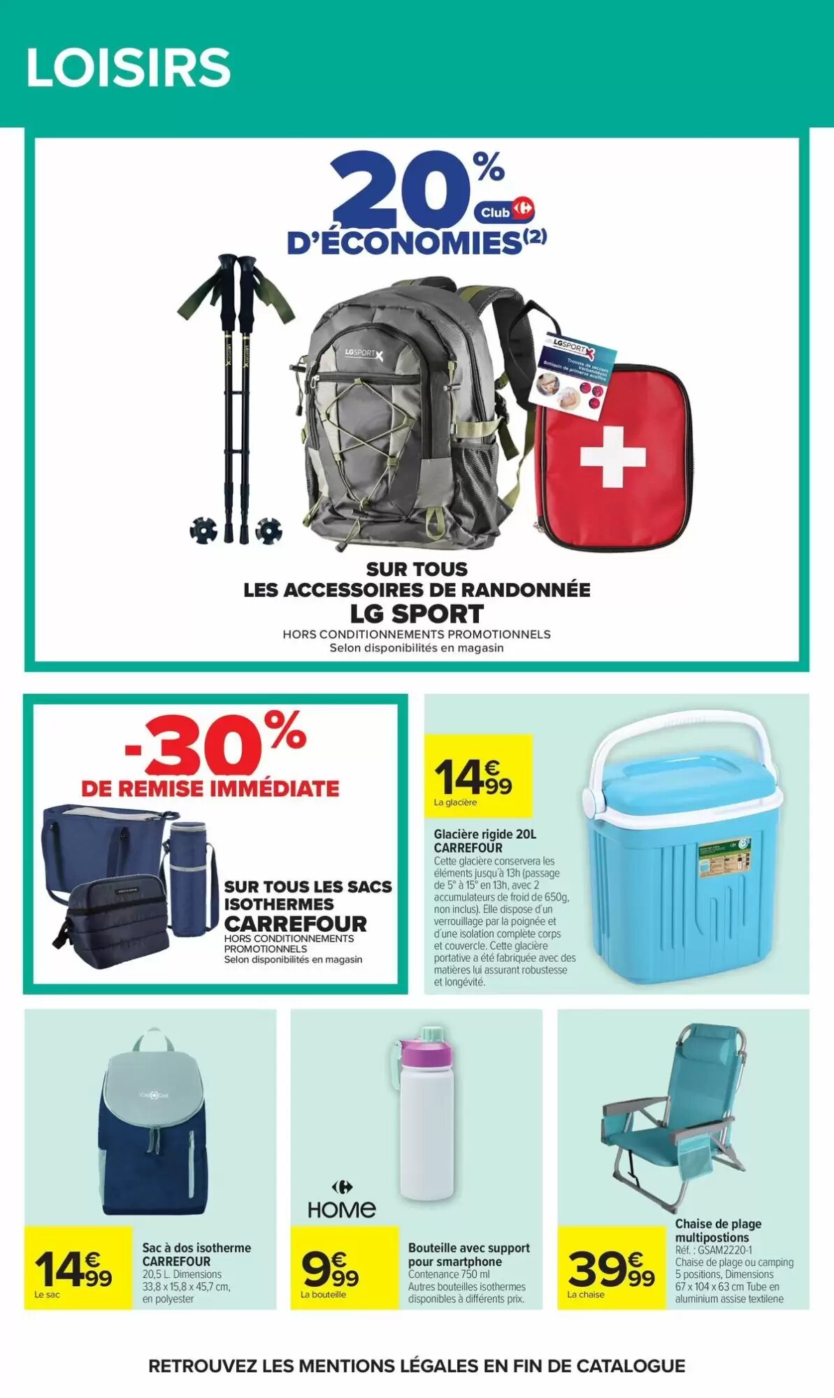 Prospectus promotionnel Carrefour valable à partir du 13/07/2026 - Page 65.