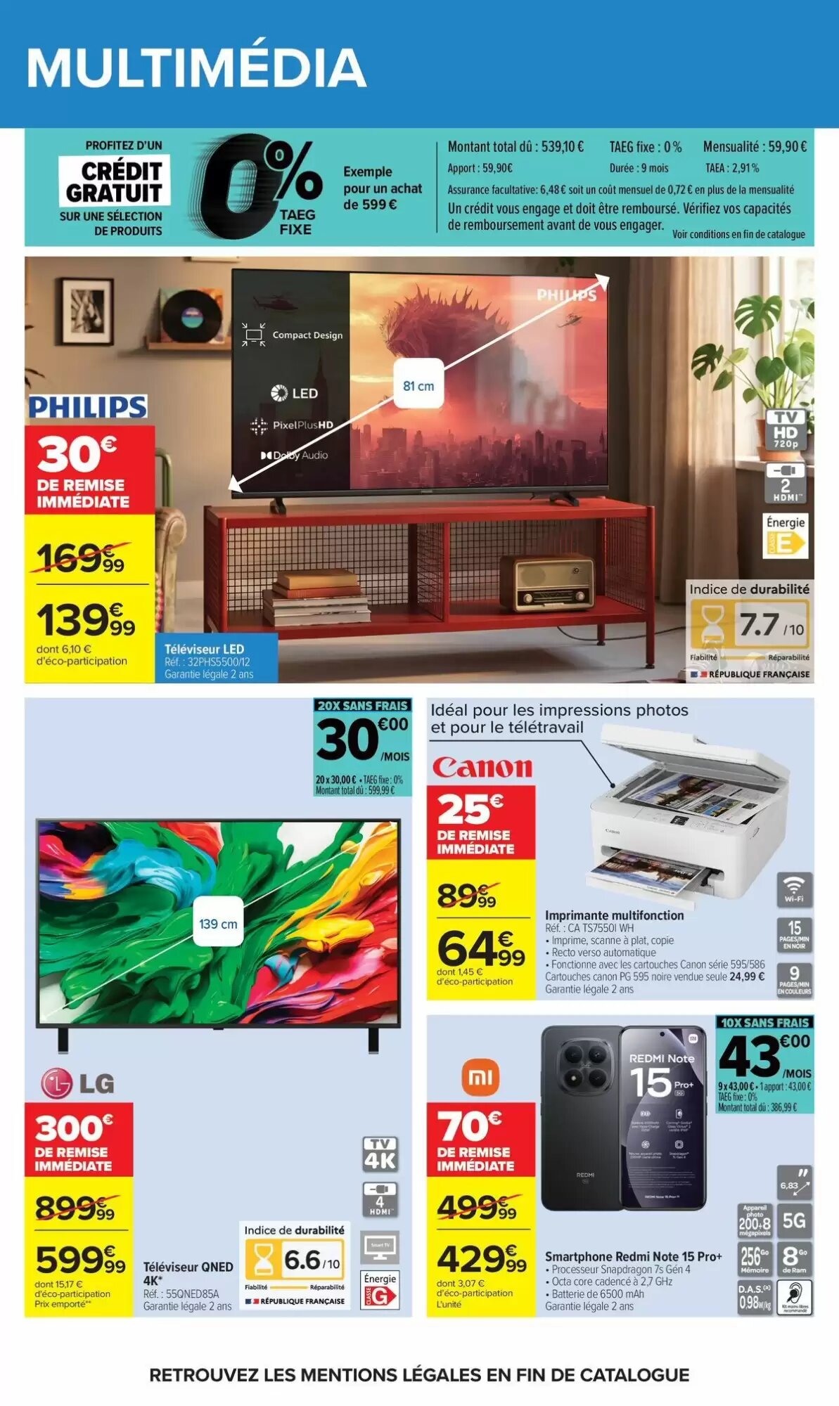 Prospectus promotionnel Carrefour valable à partir du 13/07/2026 - Page 72.