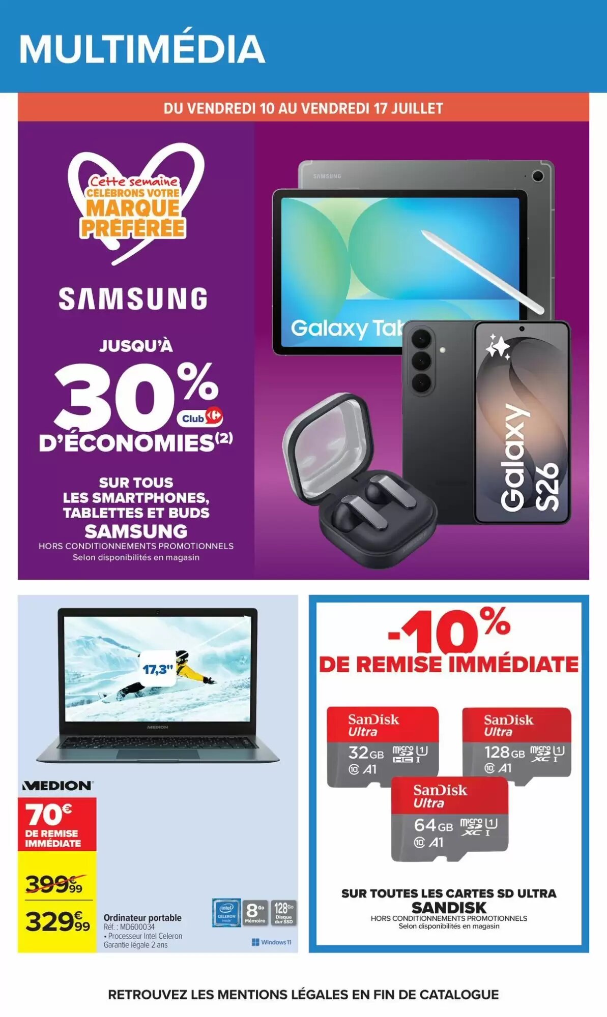 Prospectus promotionnel Carrefour valable à partir du 13/07/2026 - Page 80.