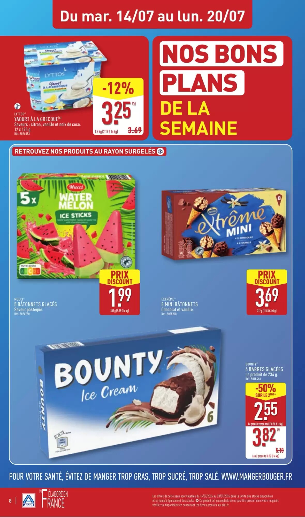 Prospectus promotionnel ALDI valable à partir du 14/07/2026 - Page 10.