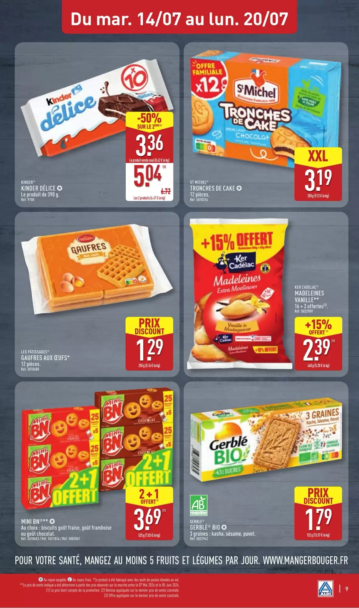 Prospectus promotionnel ALDI valable à partir du 14/07/2026 - Page 11.