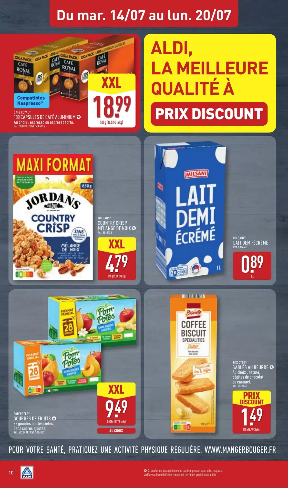 Prospectus promotionnel ALDI valable à partir du 14/07/2026 - Page 12.