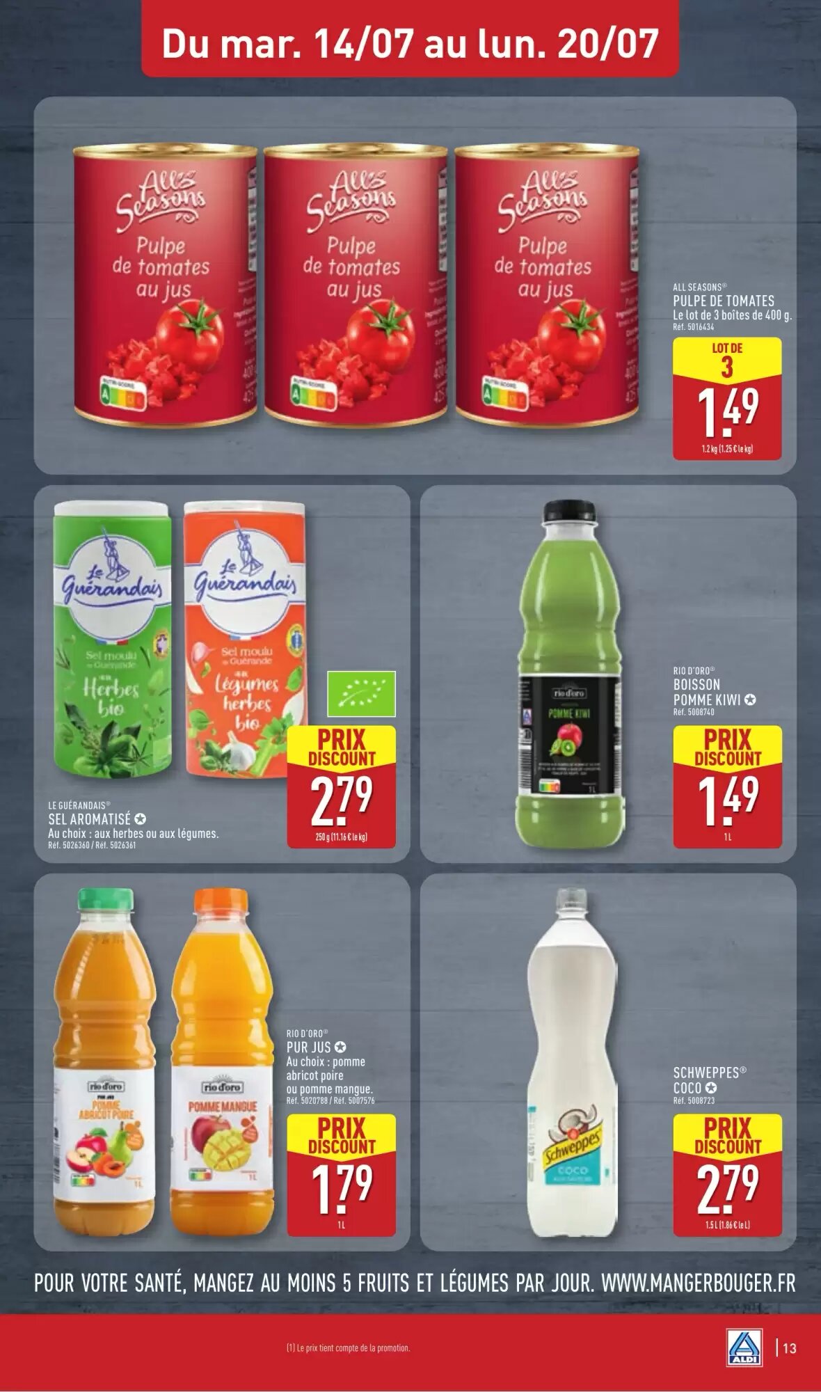Prospectus promotionnel ALDI valable à partir du 14/07/2026 - Page 15.