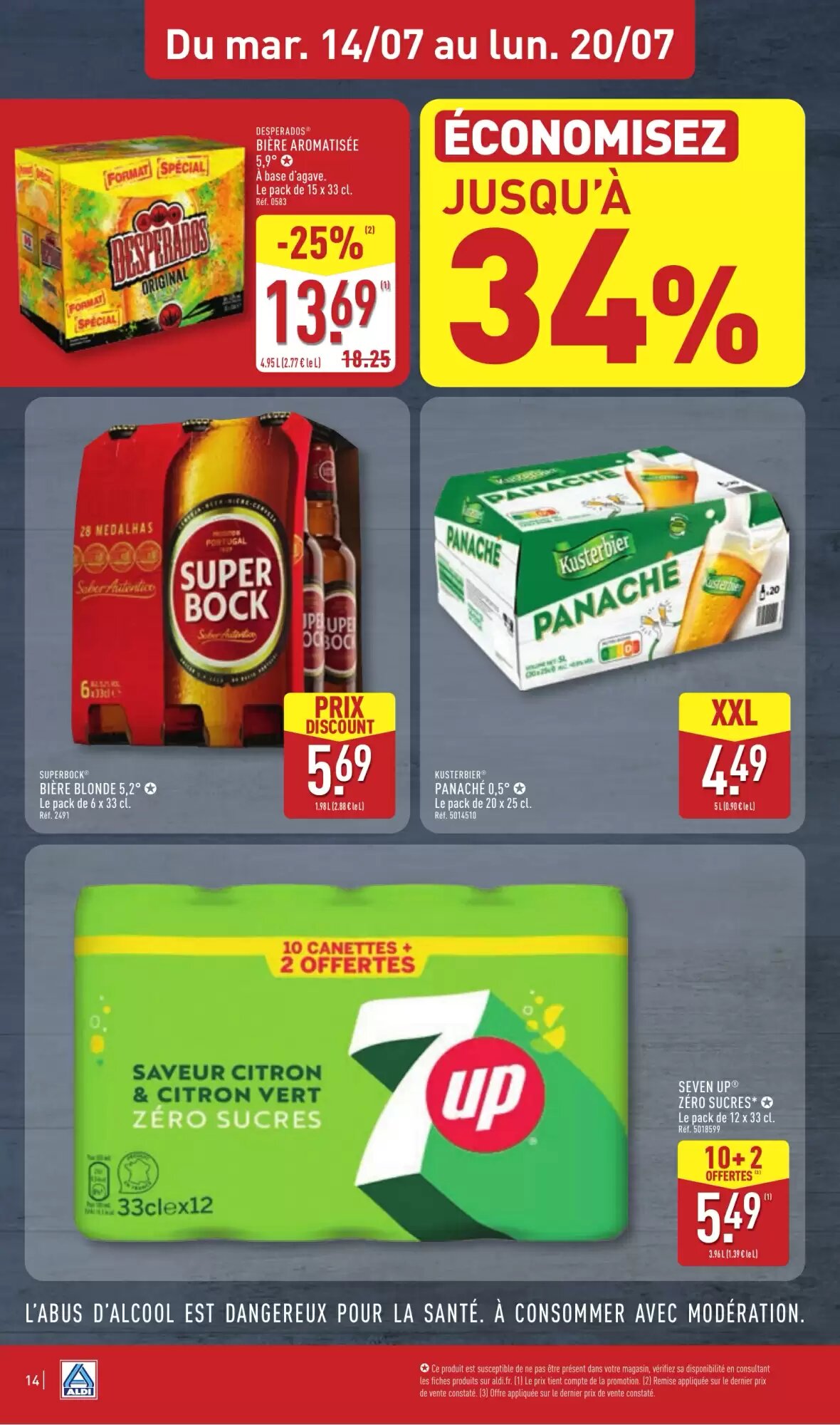 Prospectus promotionnel ALDI valable à partir du 14/07/2026 - Page 16.