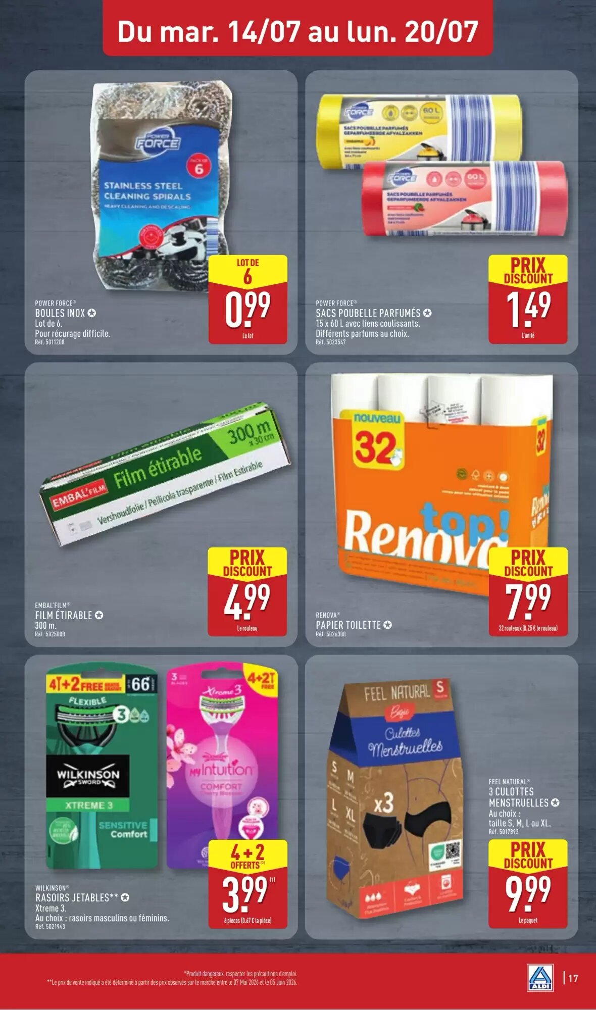 Prospectus promotionnel ALDI valable à partir du 14/07/2026 - Page 19.