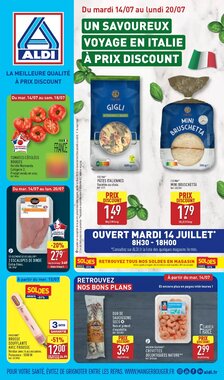 Prospectus promotionnel ALDI valable à partir du 14/07/2026