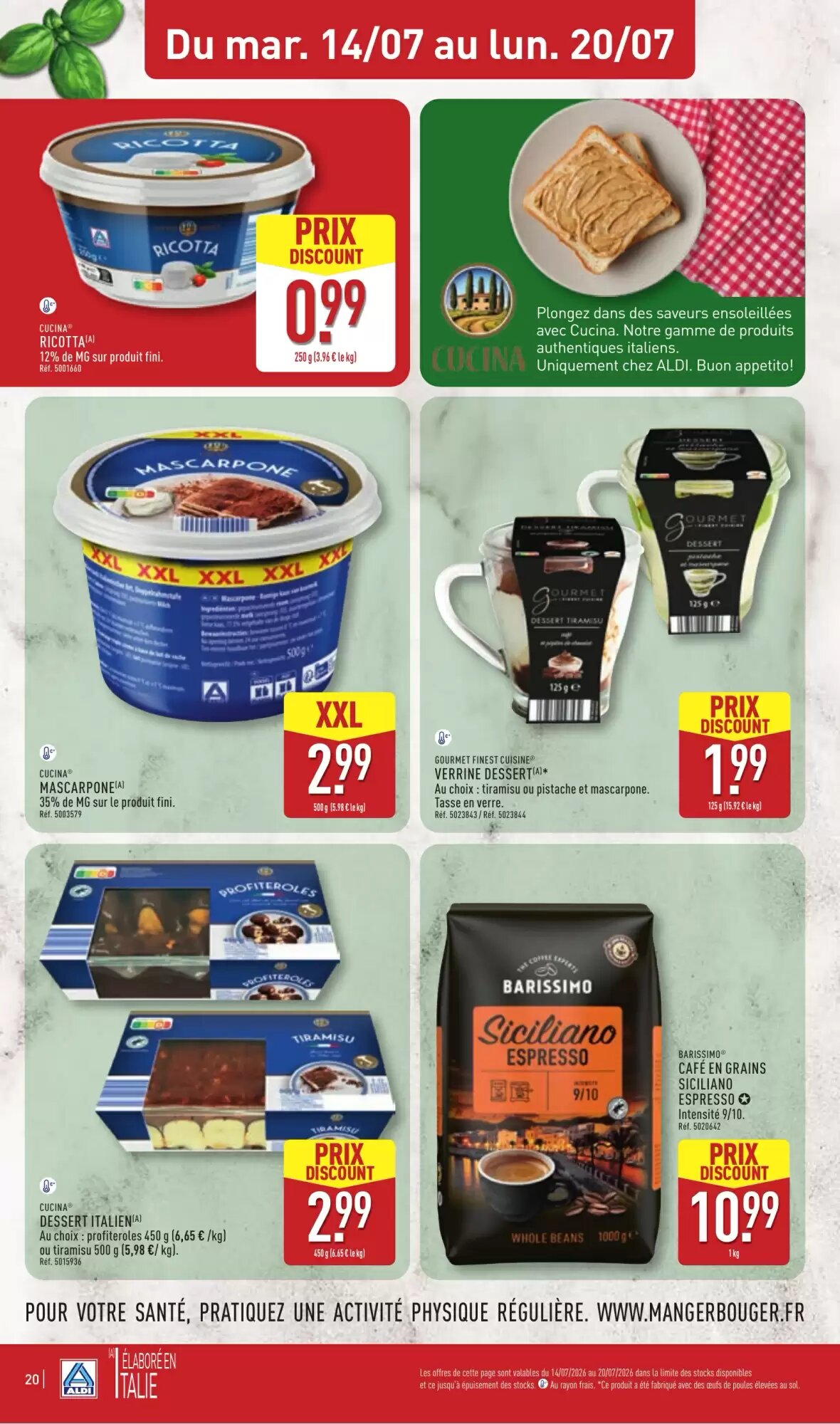 Prospectus promotionnel ALDI valable à partir du 14/07/2026 - Page 22.