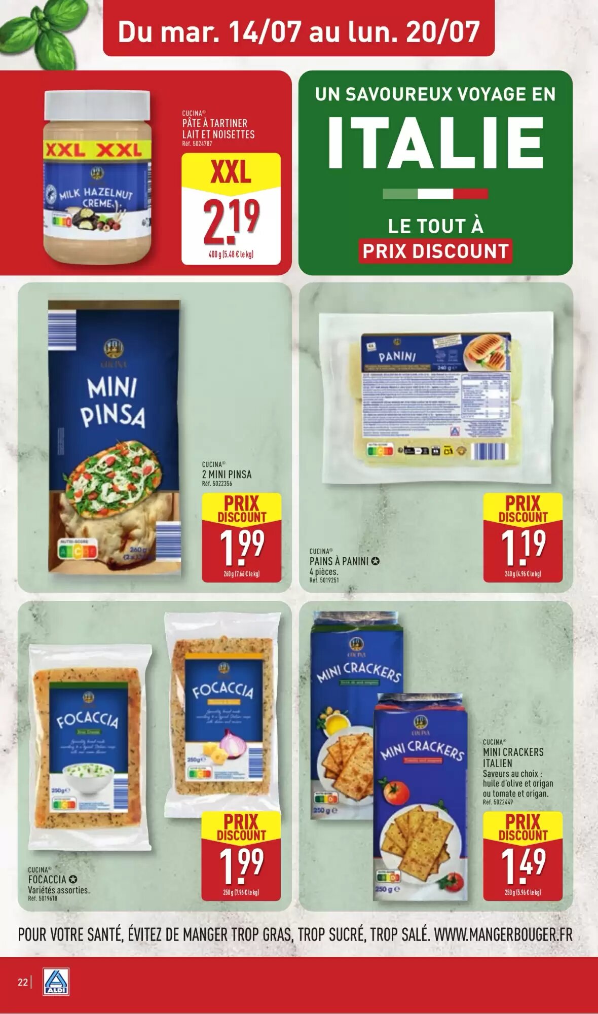 Prospectus promotionnel ALDI valable à partir du 14/07/2026 - Page 24.