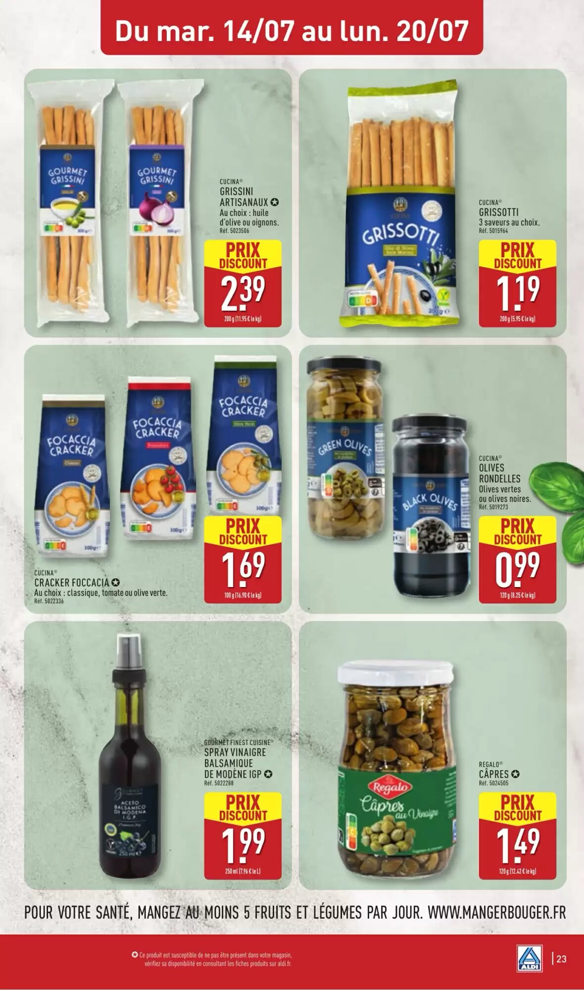 Prospectus promotionnel ALDI valable à partir du 14/07/2026 - Page 25.
