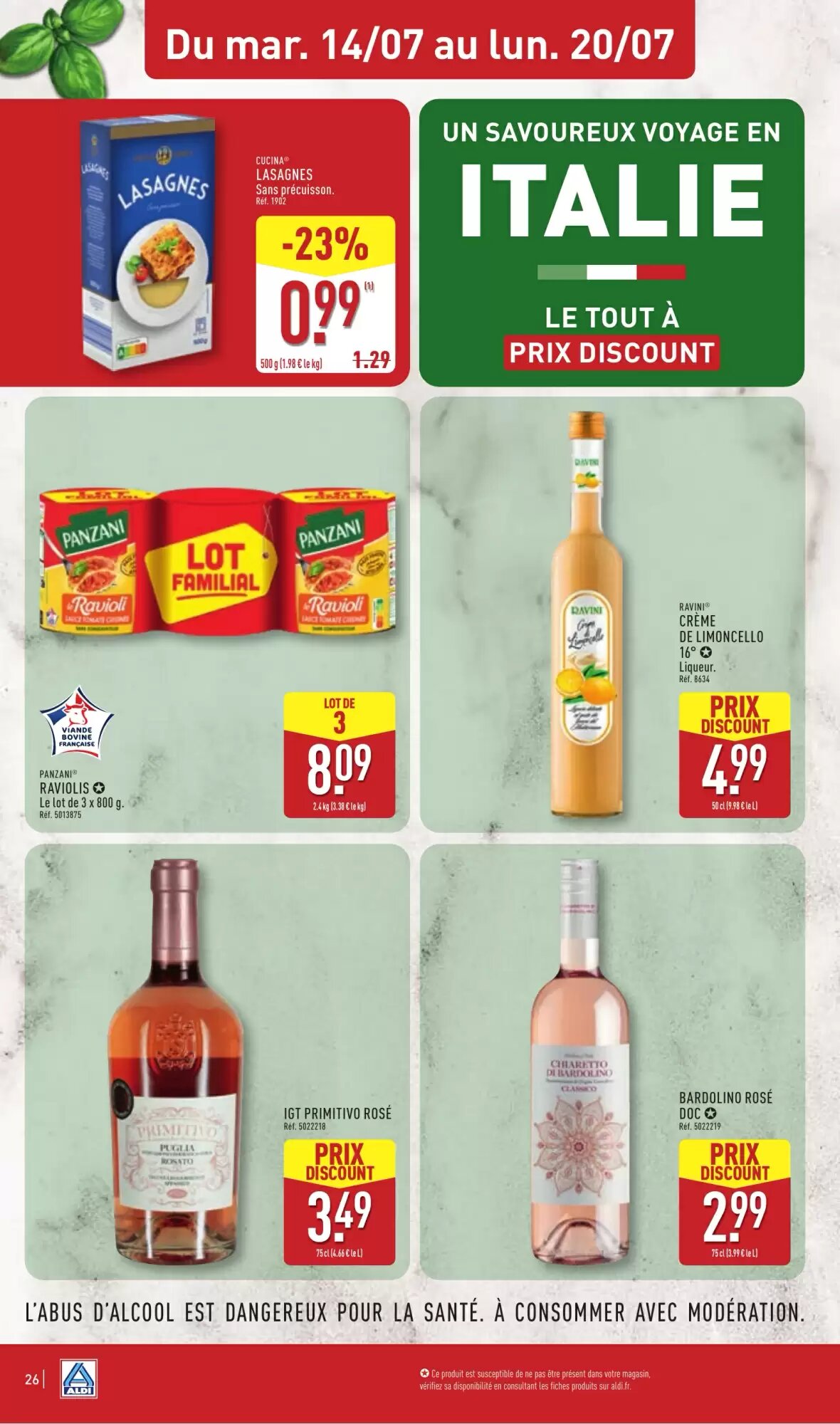 Prospectus promotionnel ALDI valable à partir du 14/07/2026 - Page 28.