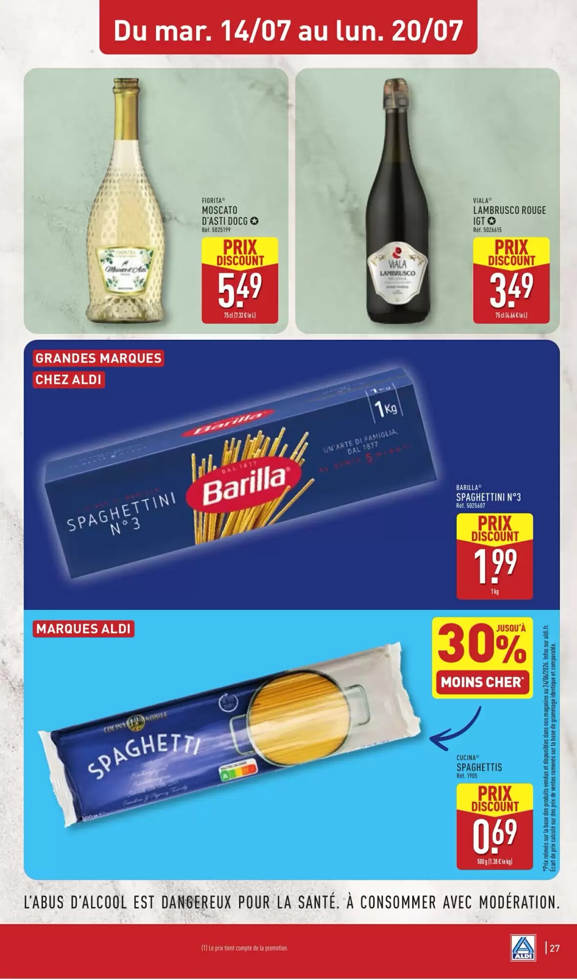 Prospectus promotionnel ALDI valable à partir du 14/07/2026 - Page 29.