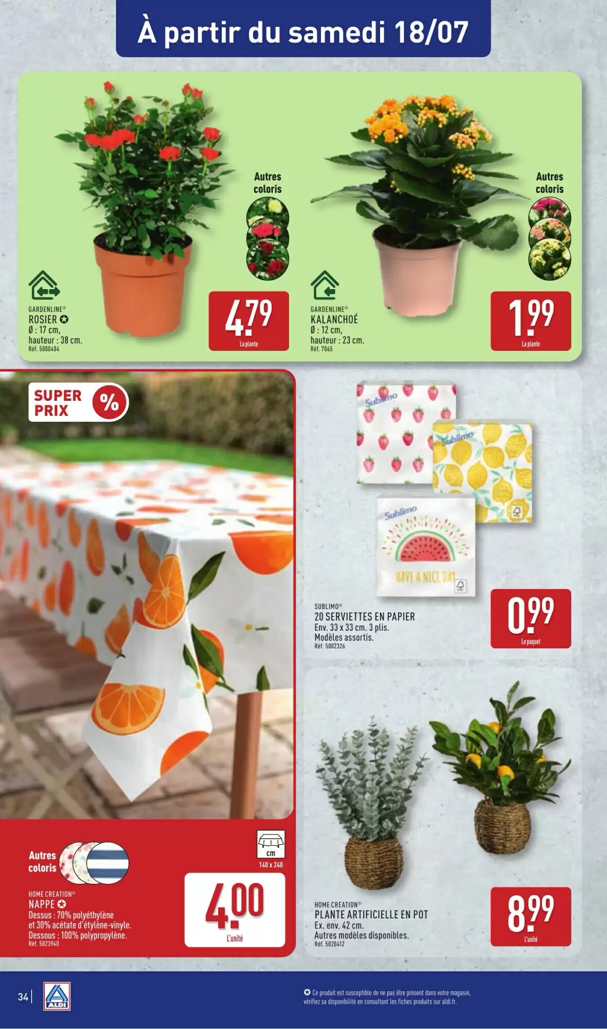 Prospectus promotionnel ALDI valable à partir du 14/07/2026 - Page 36.