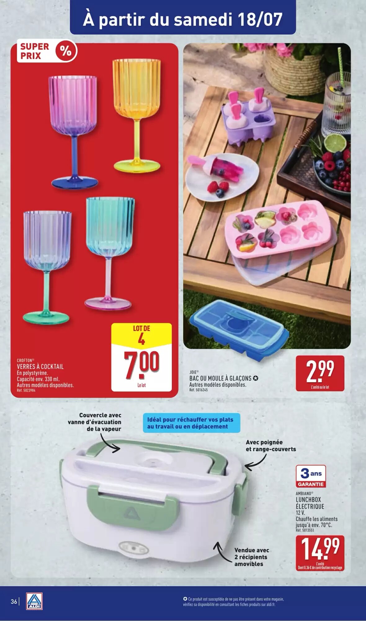 Prospectus promotionnel ALDI valable à partir du 14/07/2026 - Page 38.