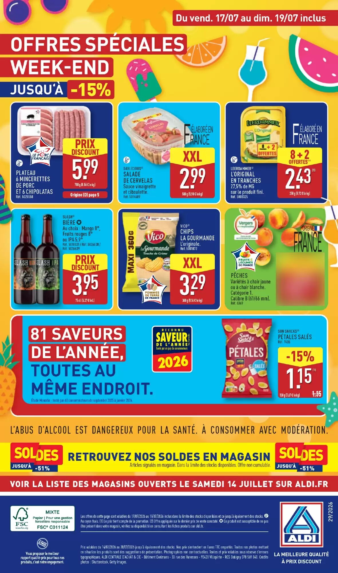 Prospectus promotionnel ALDI valable à partir du 14/07/2026 - Page 43.
