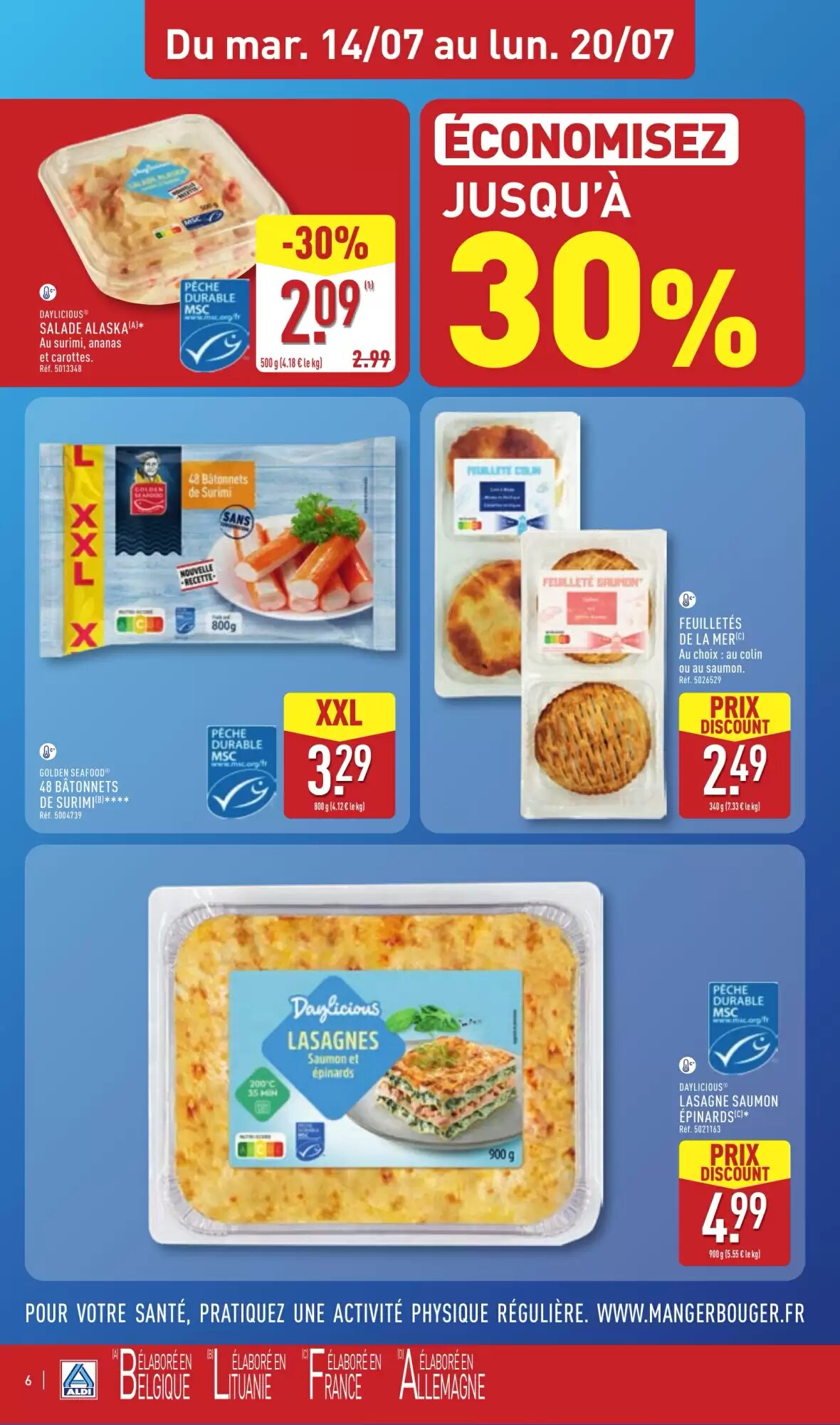 Prospectus promotionnel ALDI valable à partir du 14/07/2026 - Page 8.
