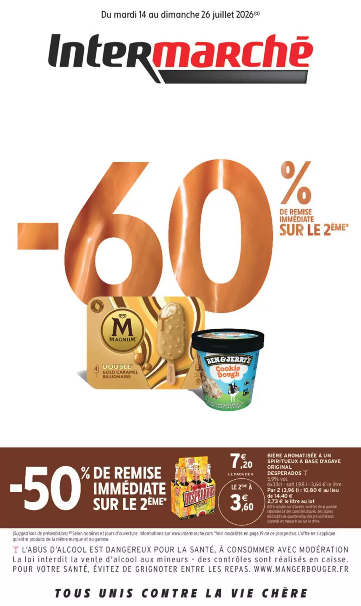 Prospectus promotionnel Intermarché valable à partir du 14/07/2026 - Page 1.