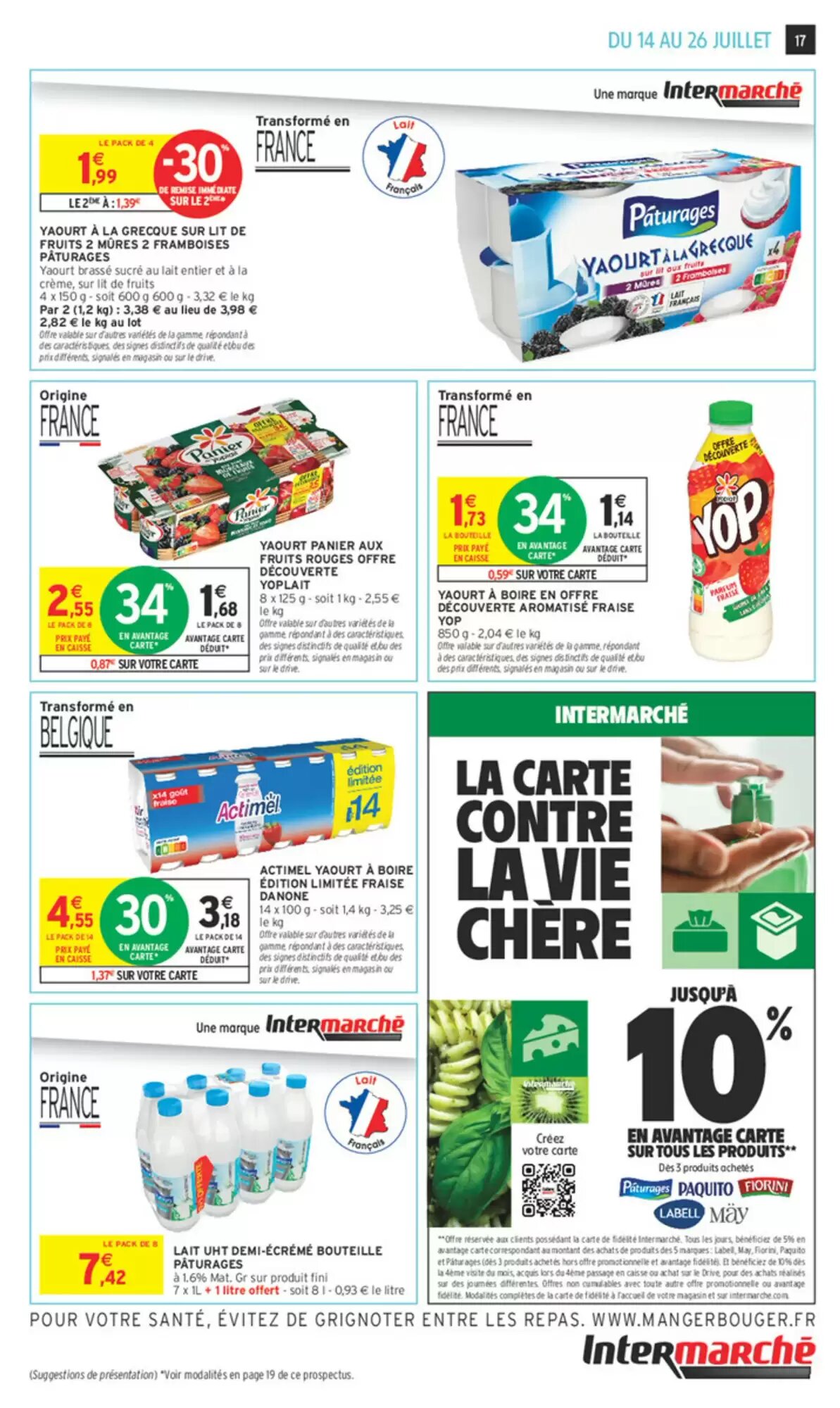 Prospectus promotionnel Intermarché valable à partir du 14/07/2026 - Page 17.