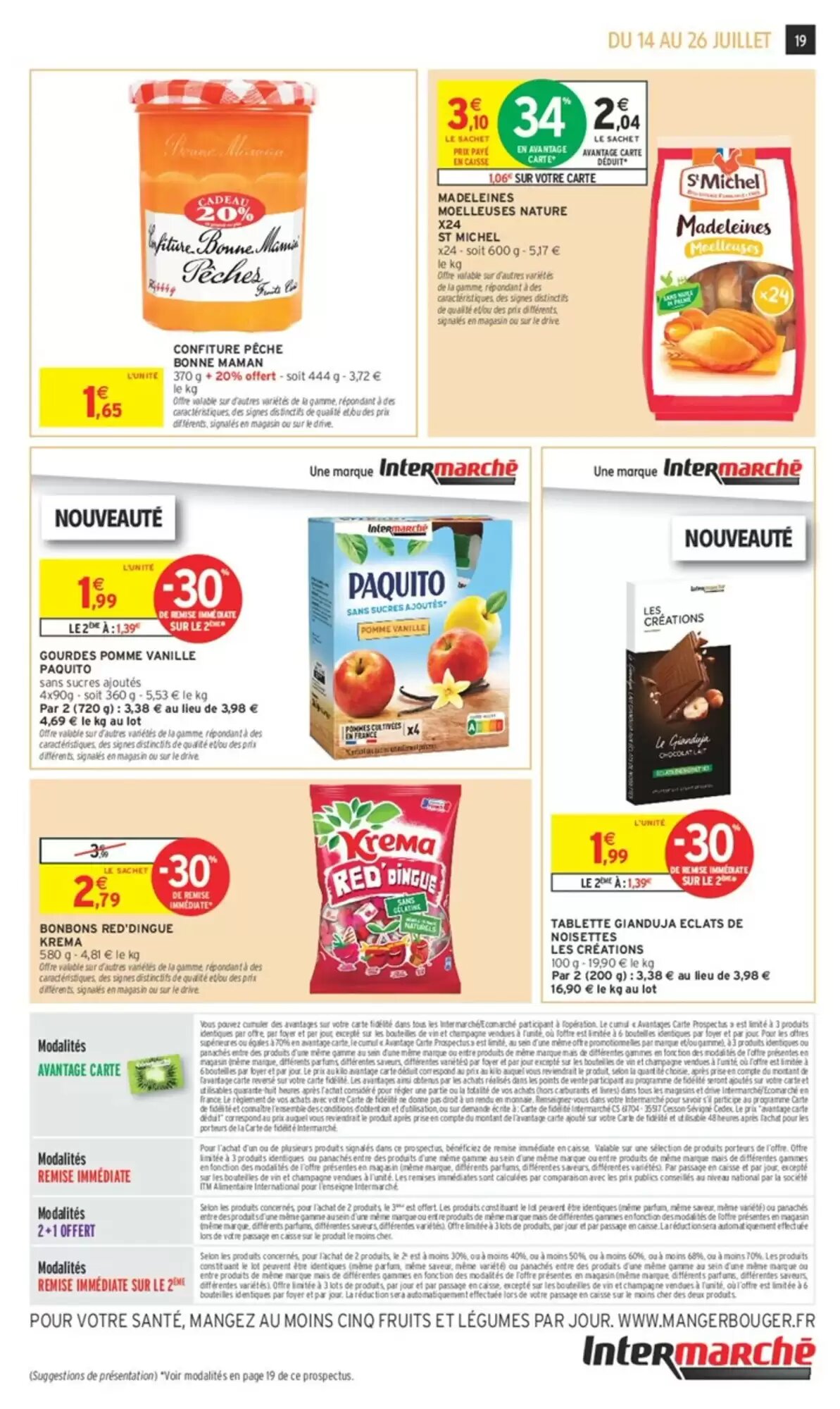 Prospectus promotionnel Intermarché valable à partir du 14/07/2026 - Page 19.